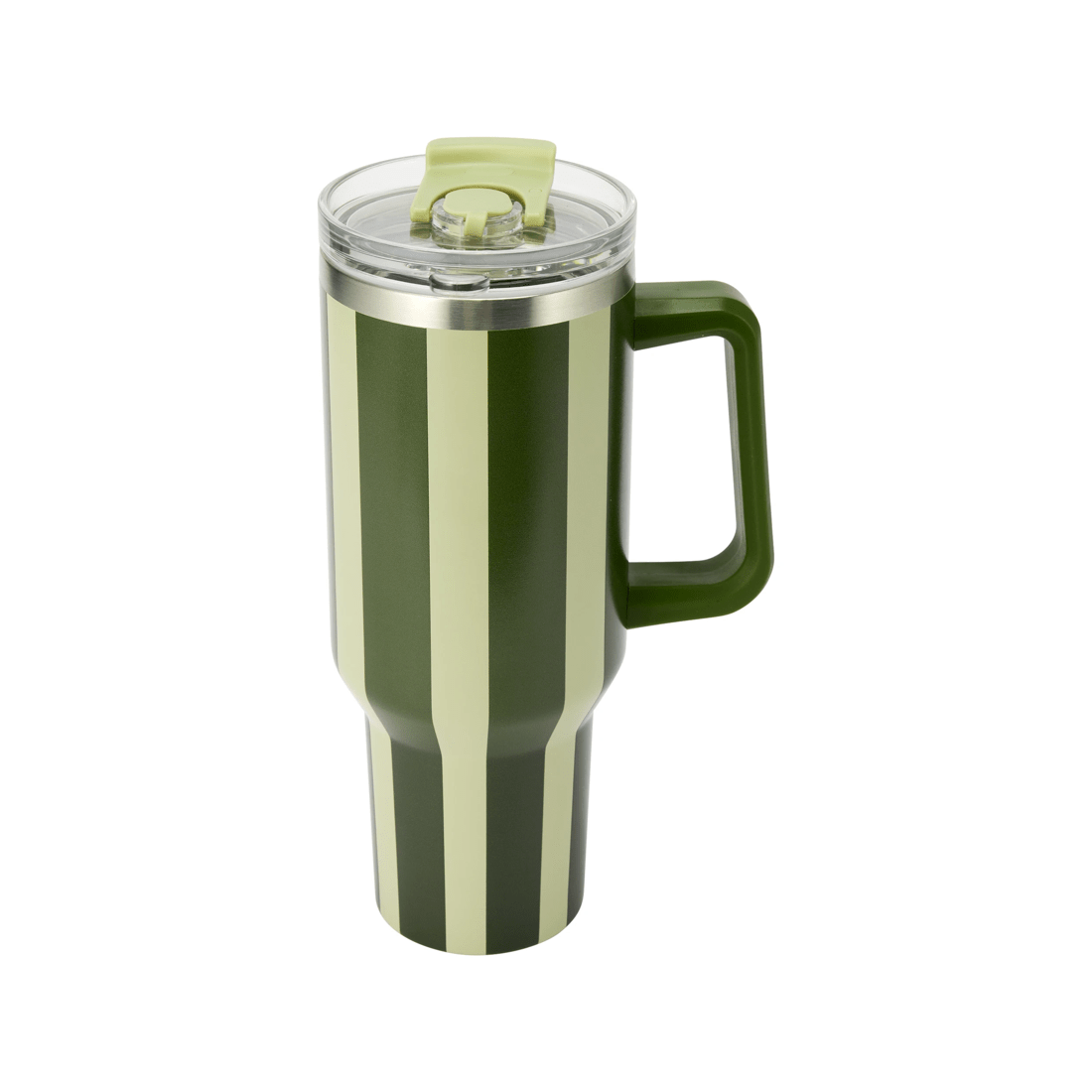 3 1.18L Green Stripe Jumbo Tumbler with Handle, 3 of 6