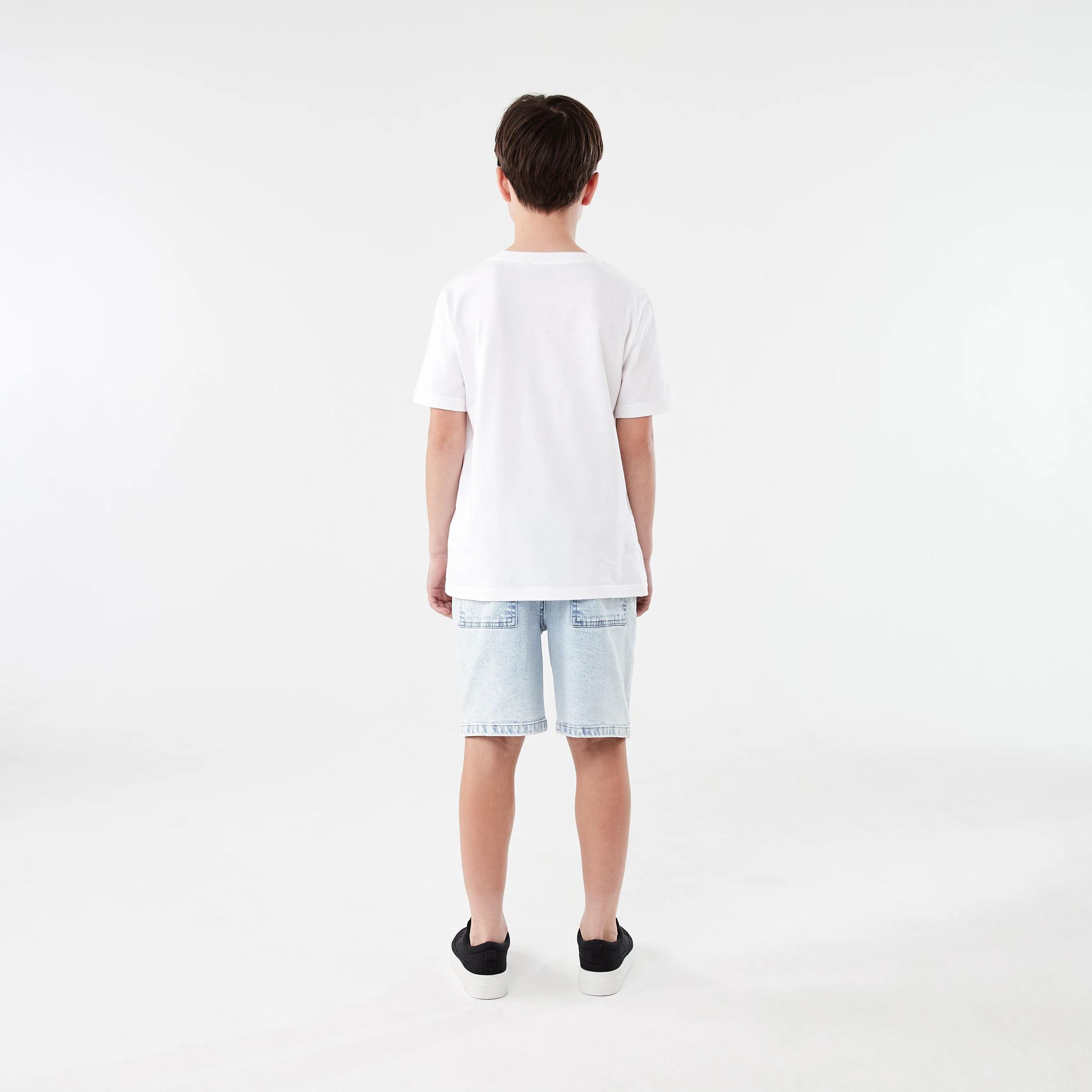 6 Pull-On Denim Shorts Light Wash, 6 of 6