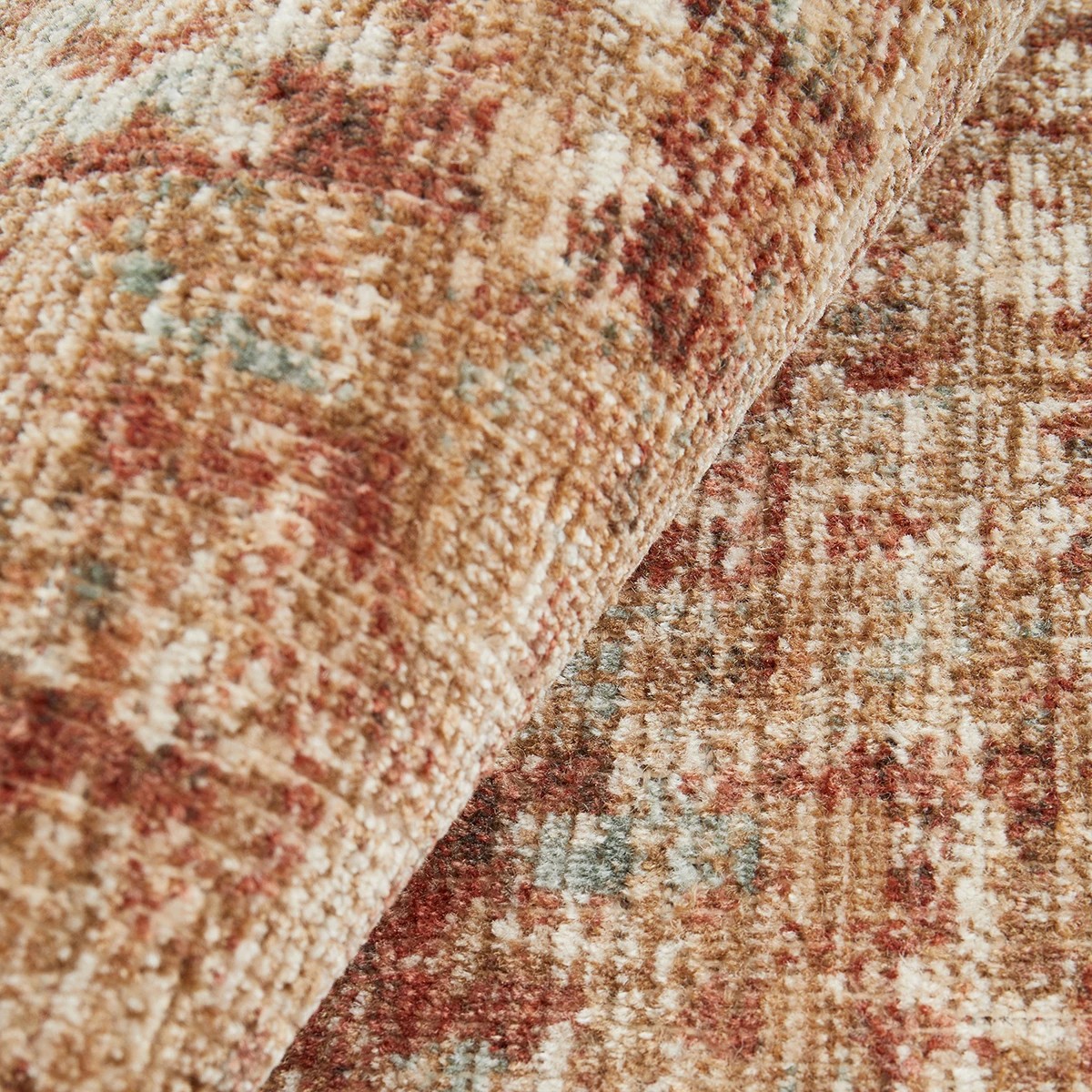 7 Common Ground Rugs Heirloom 03 370x80cm - Large Runner Power Loomed Rug - Brown, 7 of 7