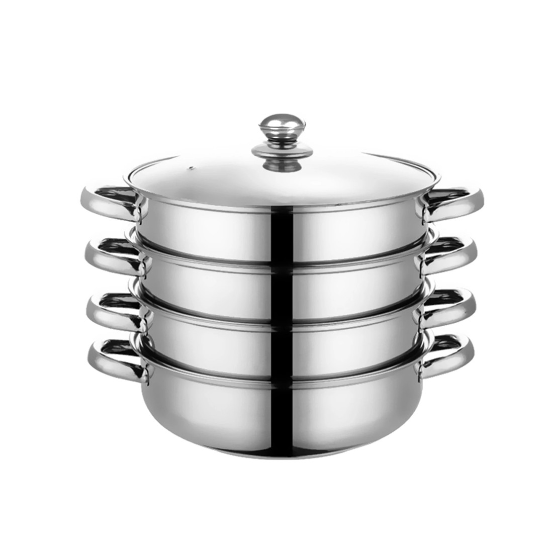 1 Toque Stainless Steel Steamer 4 Tier, 1 of 7