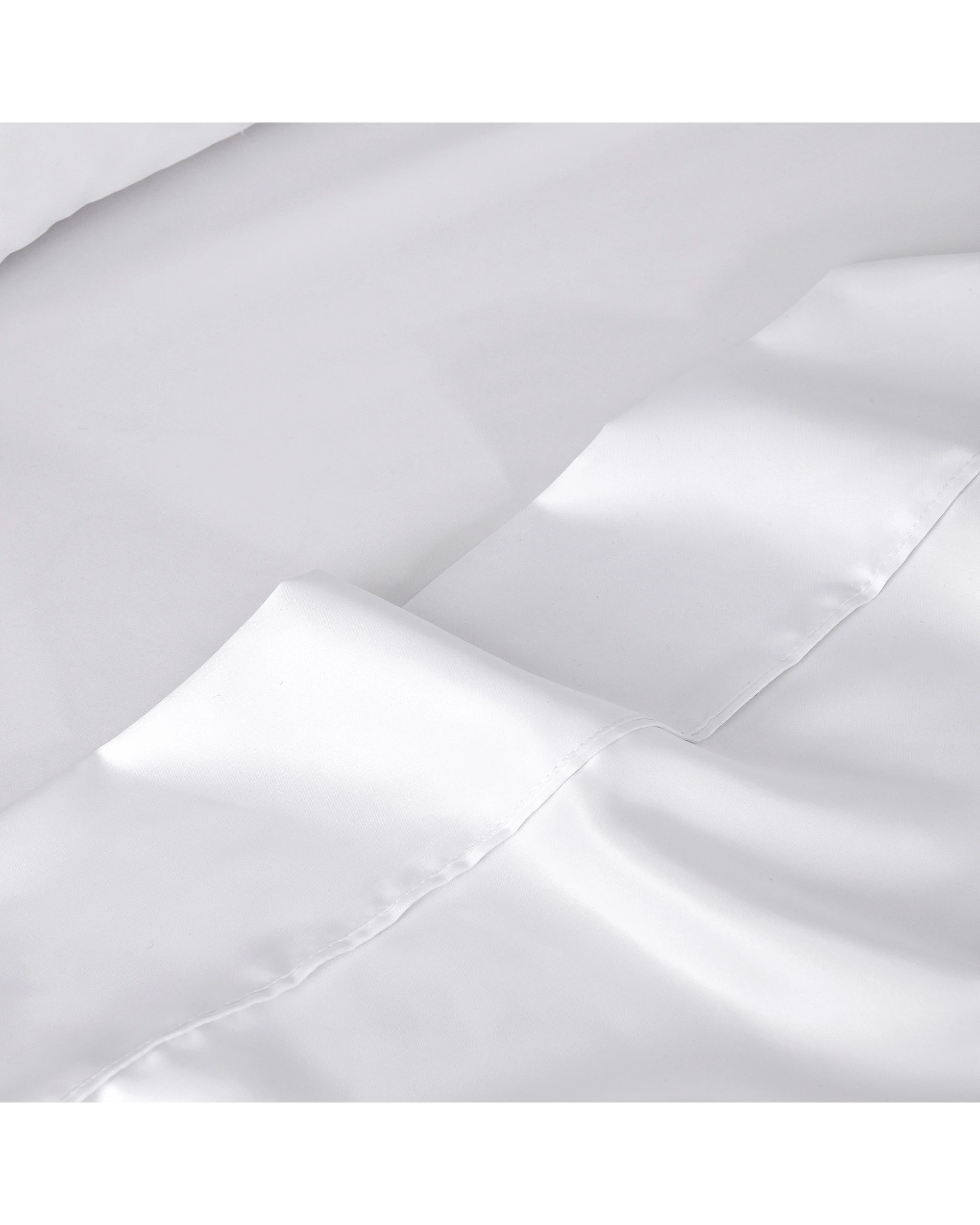 4 Dreamaker Matte Satin Sheet Set - White, 4 of 8