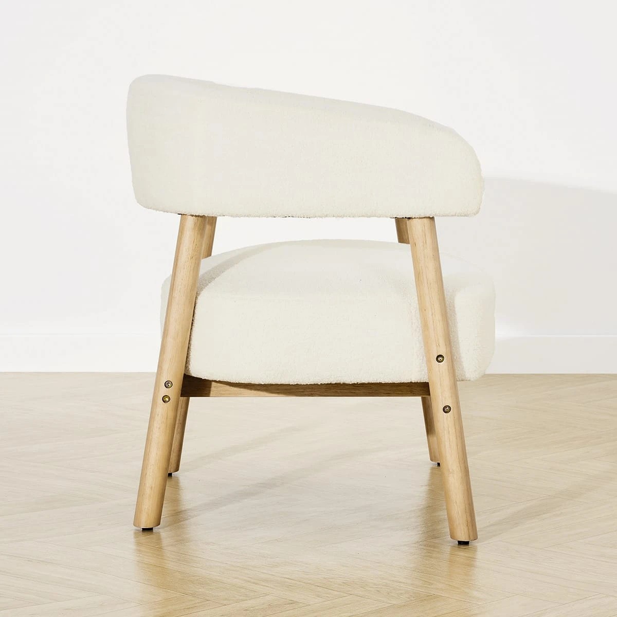 3 Cora Boucle Lounge Chair, 3 of 9