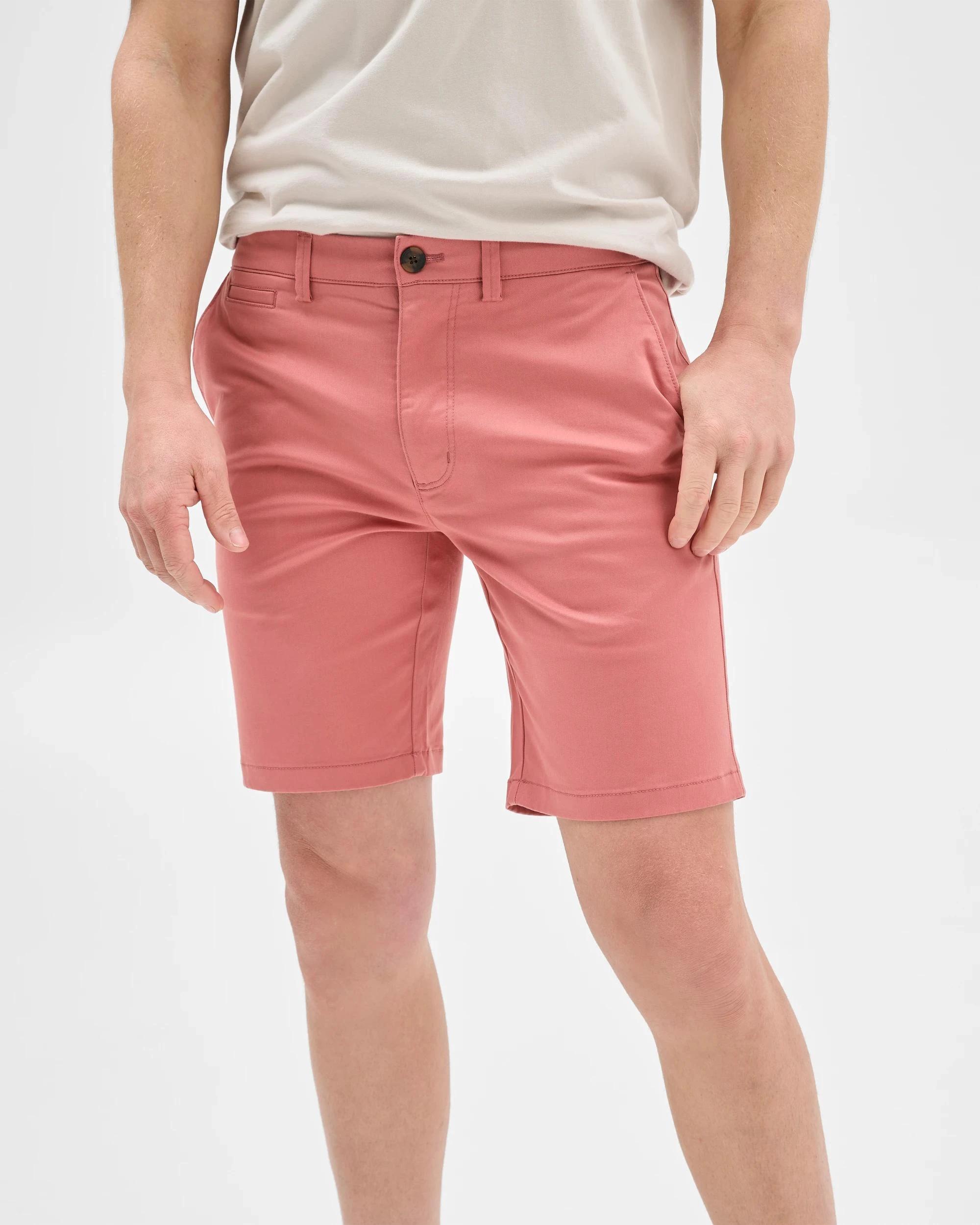 2 Target Australian Cotton Blend Slim Chino Shorts BRICK, 2 of 6