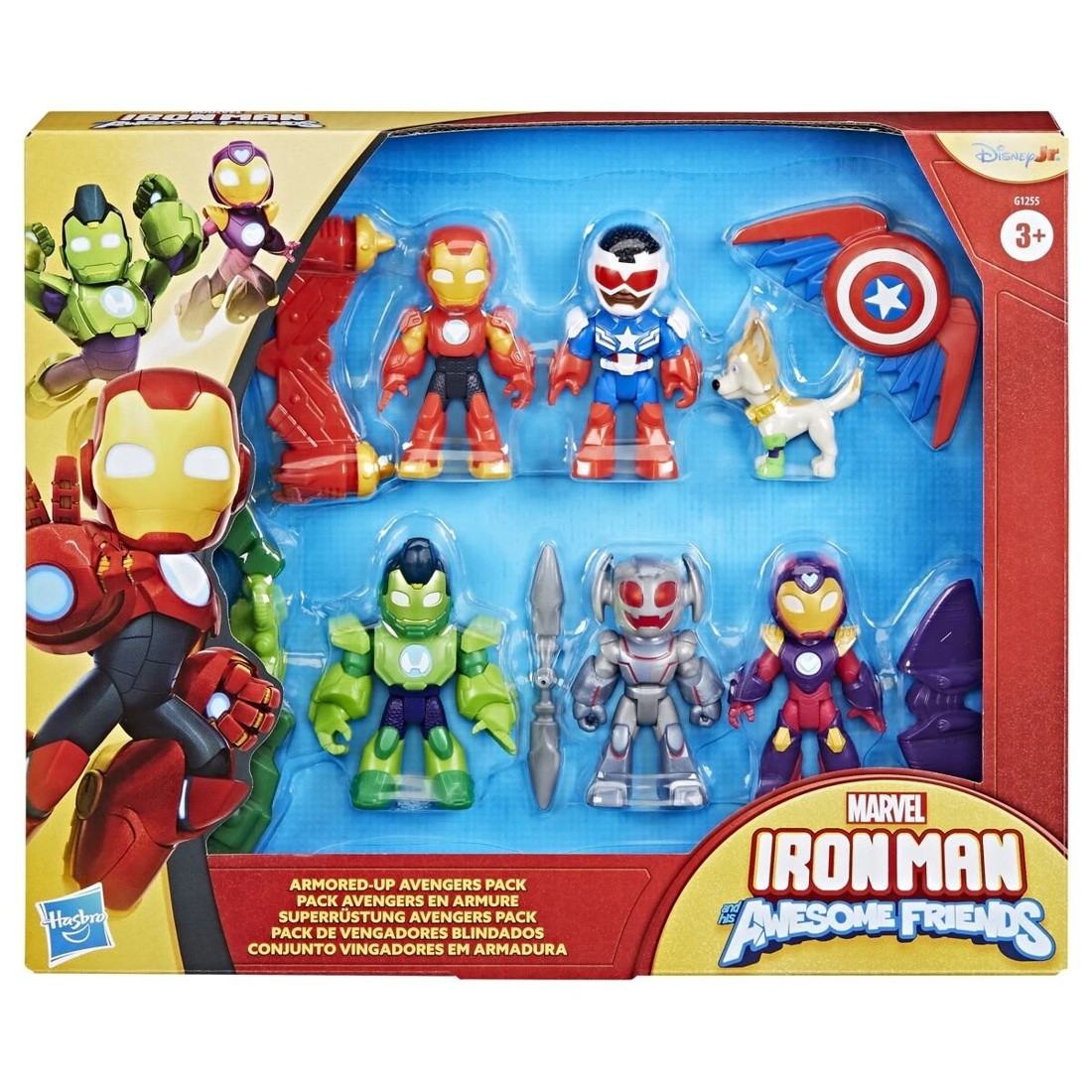 1 Disney Junior Marvel Iron Man and His Awesome Friends Armored-Up Avengers Pack, 1 of 3