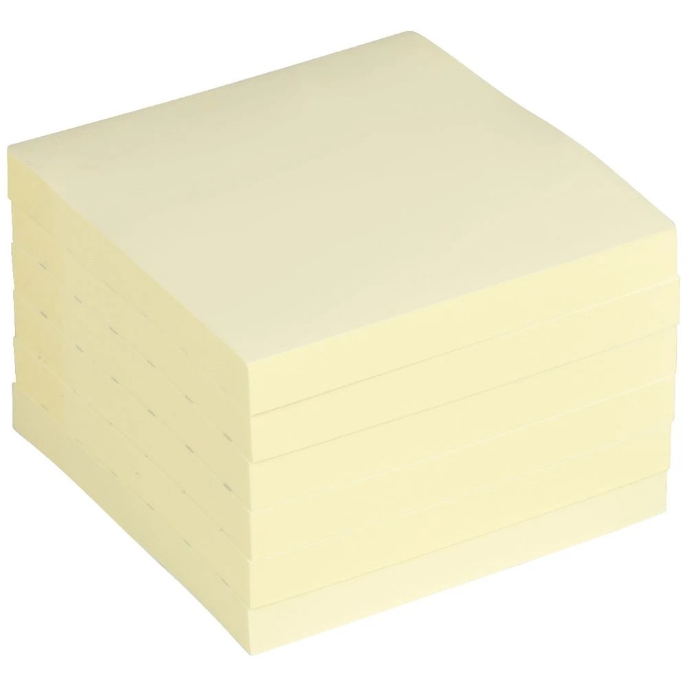 3 J.Burrows Stick-It Notes 76x76mm Yellow 6 Pack, 3 of 3