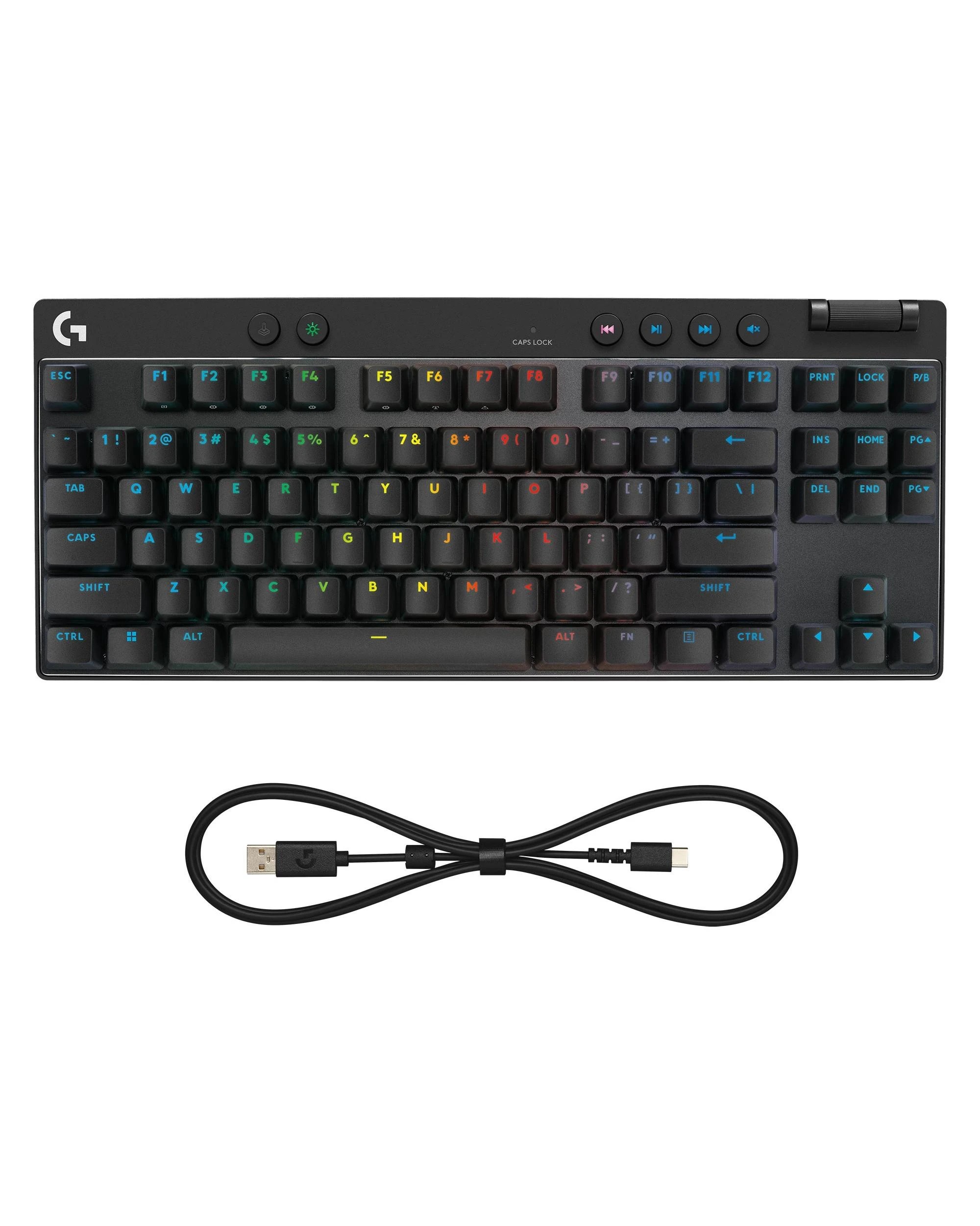 6 Logitech G PRO X TKL RAPID tenkeyless gaming keyboard with Magnetic Analog Switches - Black, 6 of 7