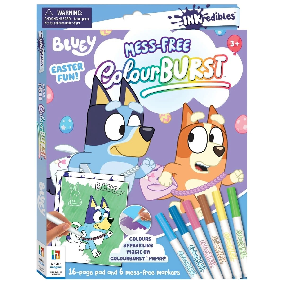 1 INKredibles Bluey Mess-Free ColourBurst Activity Kit - Book, 1 of 6