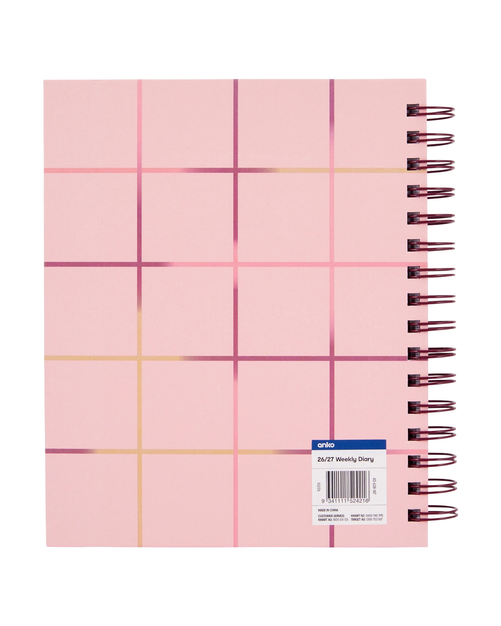 8 26/27 Weekly Diary - Check, 8 of 8