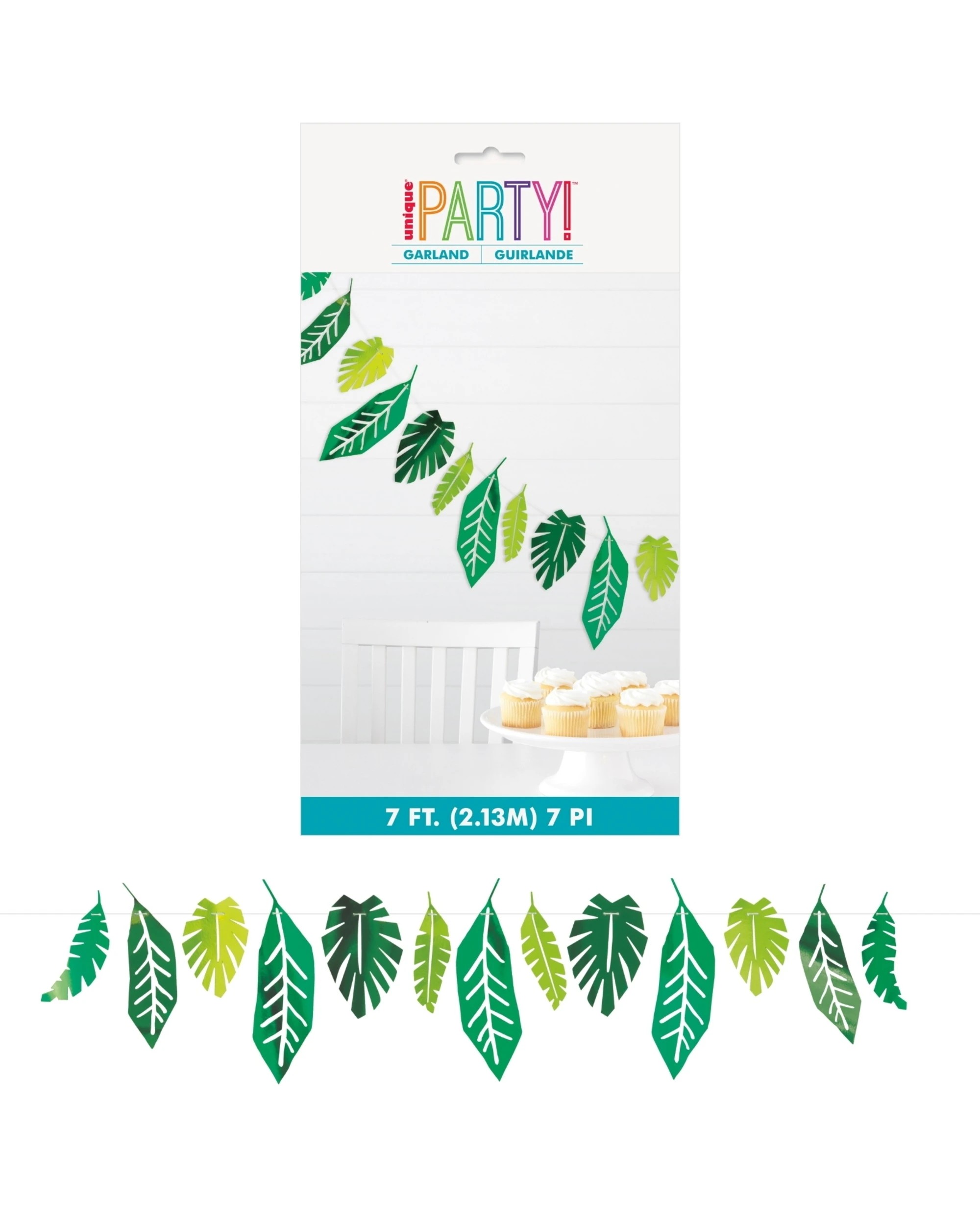 1 Unique Foil Safari Palm Leaves Garland Banner, 1 of 1