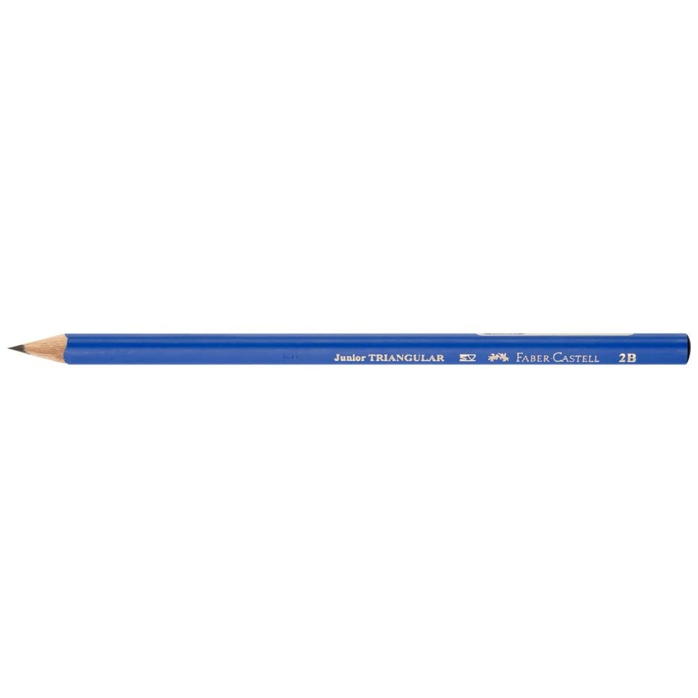 2 Faber-Castell Junior Triangular Graphite Pencil 2B, 2 of 5
