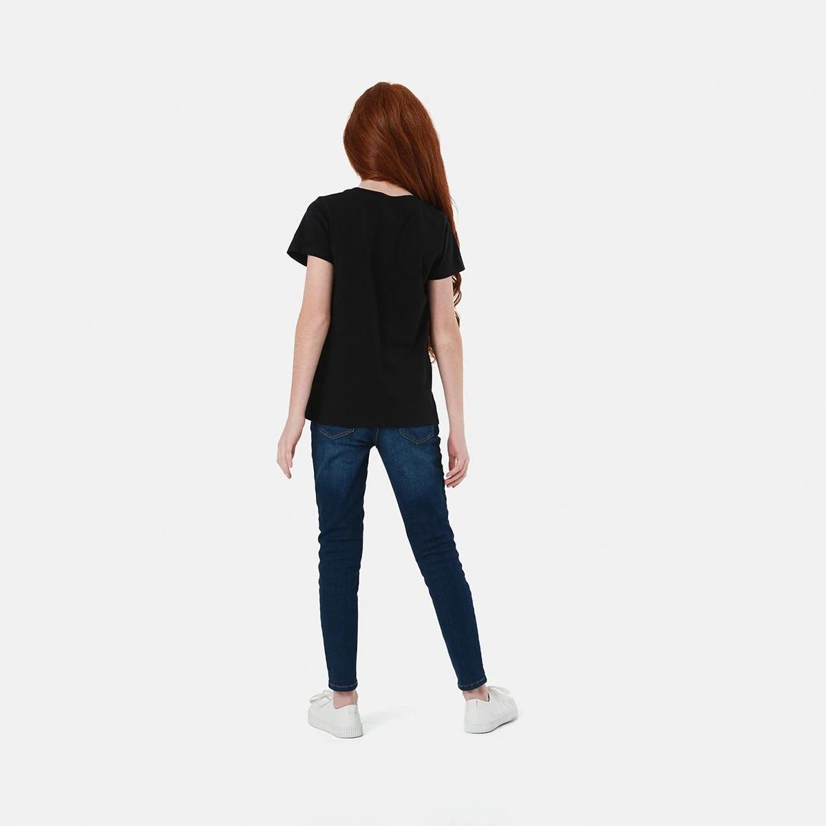 5 Short Sleeve Plain T-shirt Black, 5 of 7