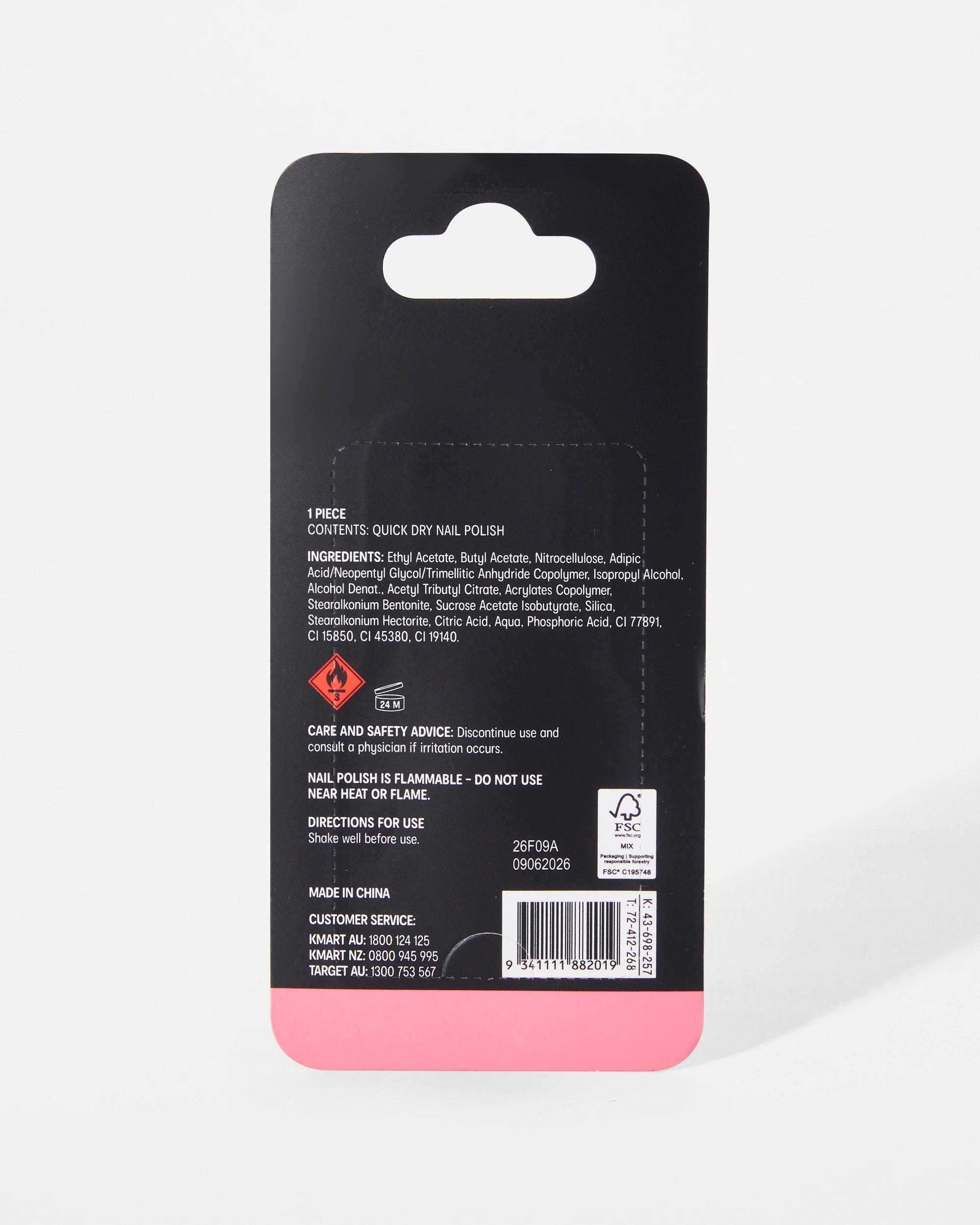 6 OXX Beauty Quick Dry Nail Polish - Candy Pink, 6 of 6