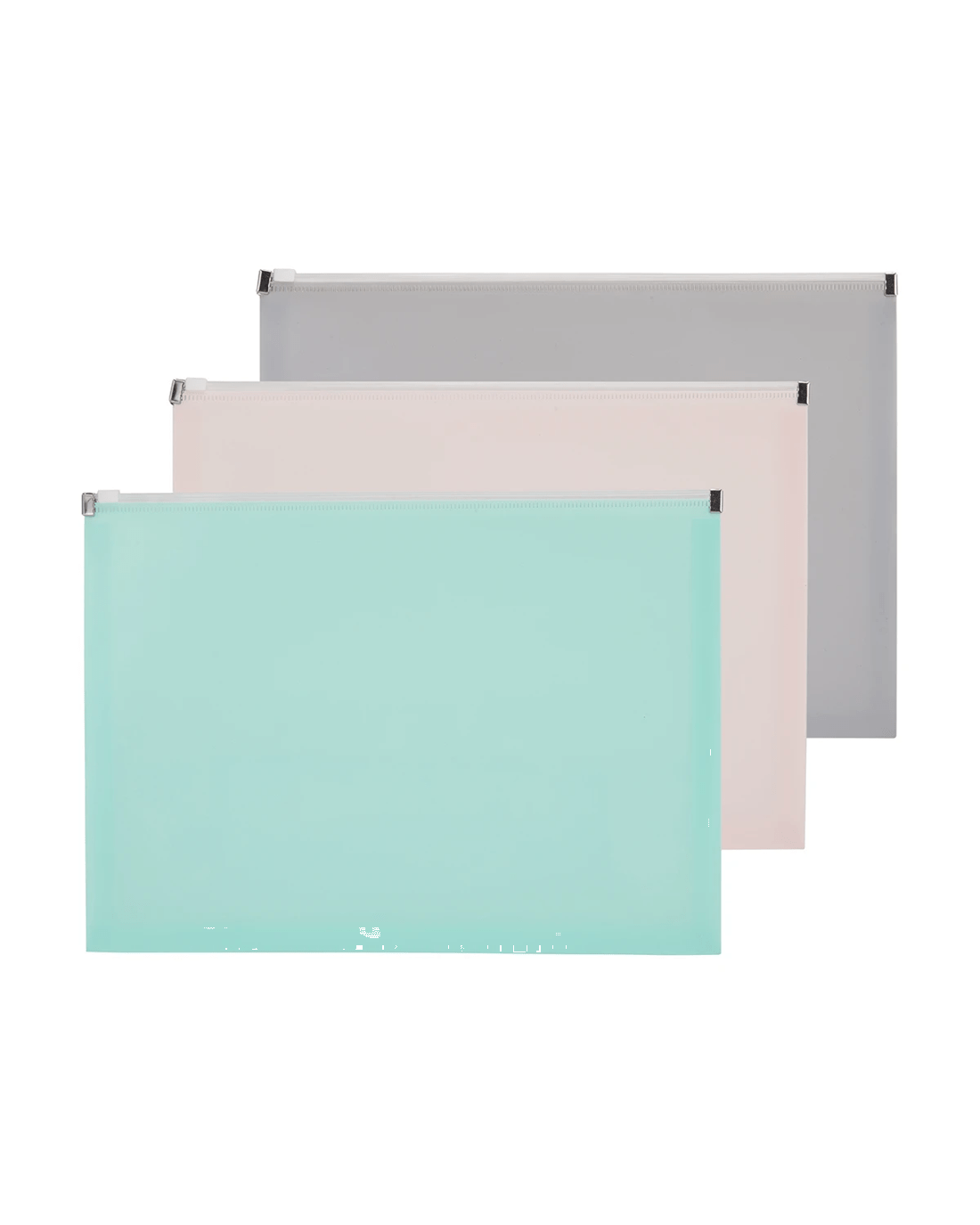 1 3 Pack A4 Zipper Document Wallet, 1 of 9