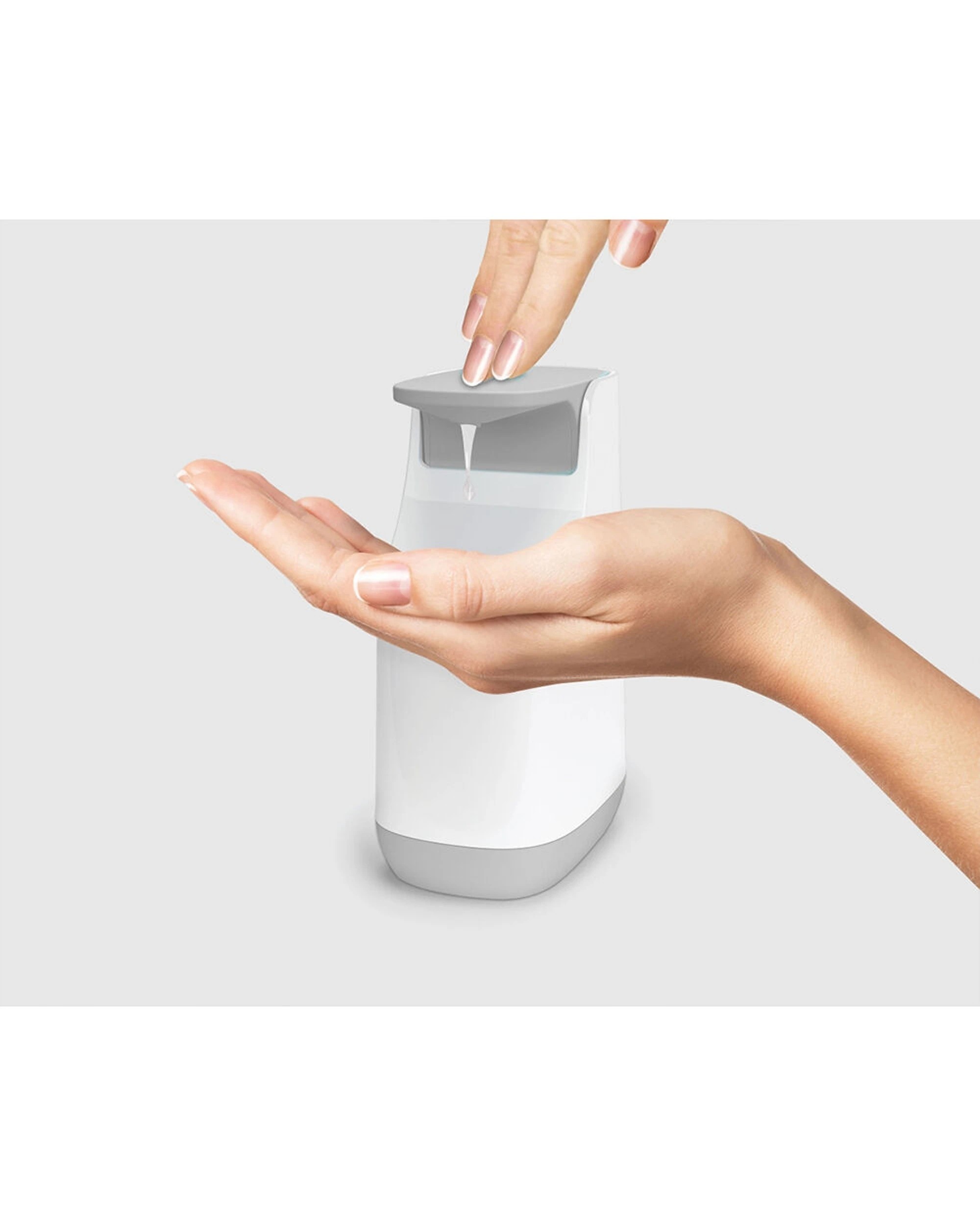 6 Joseph Joseph Soap Dispenser Slimline Refillable Non-Drip Pump 350ml 2PK - Grey, 6 of 7