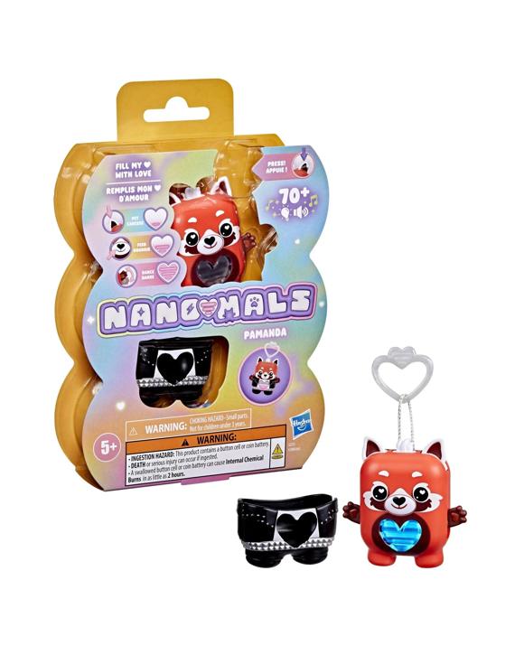 Hasbro Nano-Mals Pamanda the Red Panda Electronic Fidget Pet