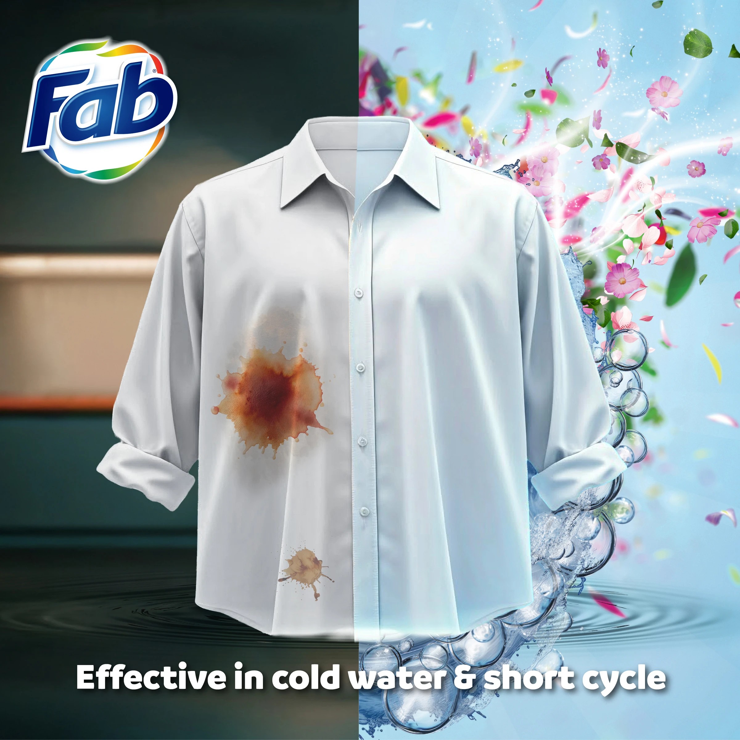 5 Fab Fresh Blossom Liquid Laundry Washing Detergent 2L, 5 of 7