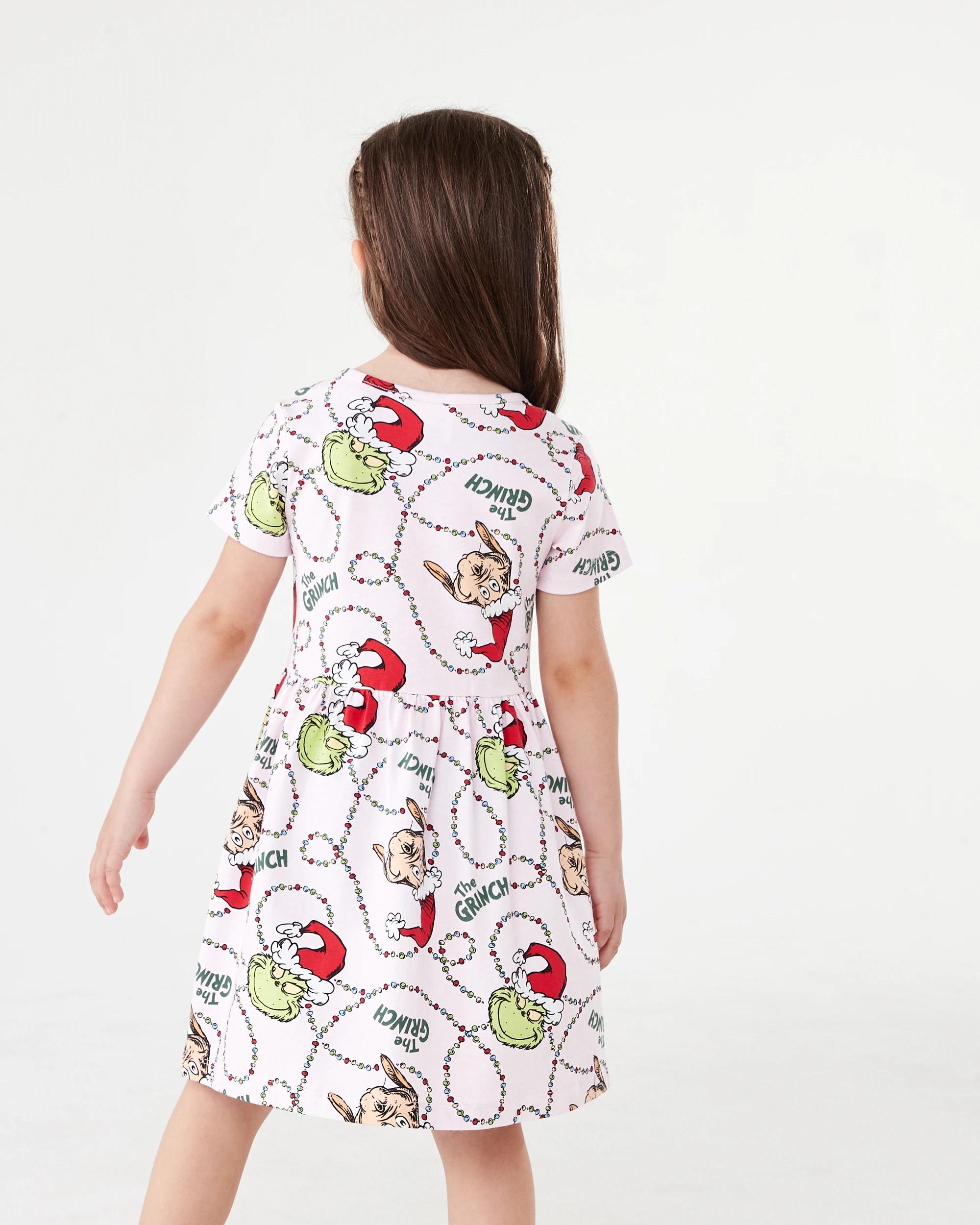 2 The Grinch License Skater Dress XMAS GRINCH AOP, 2 of 9