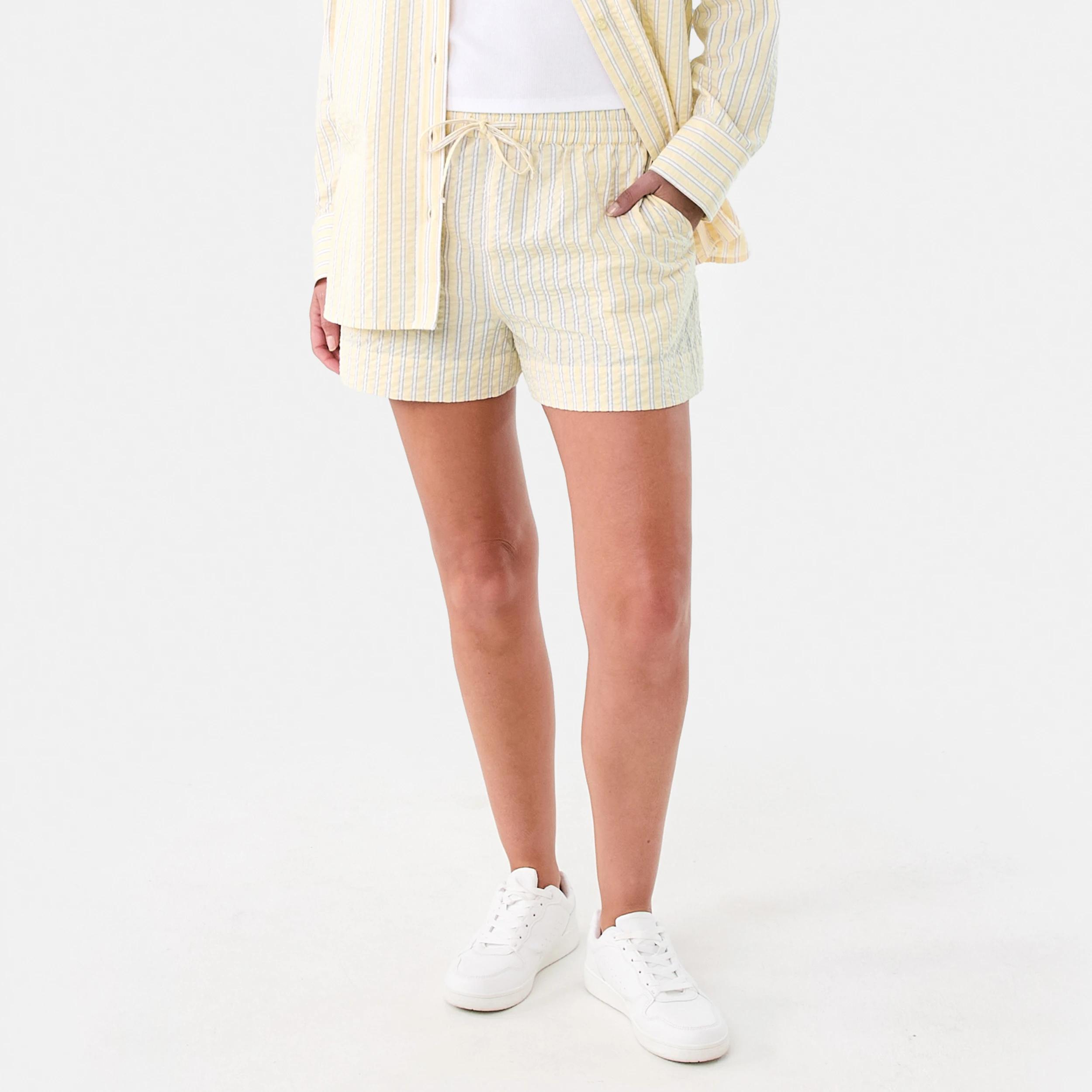 1 Seersucker Shorts S Strp Yf, 1 of 5