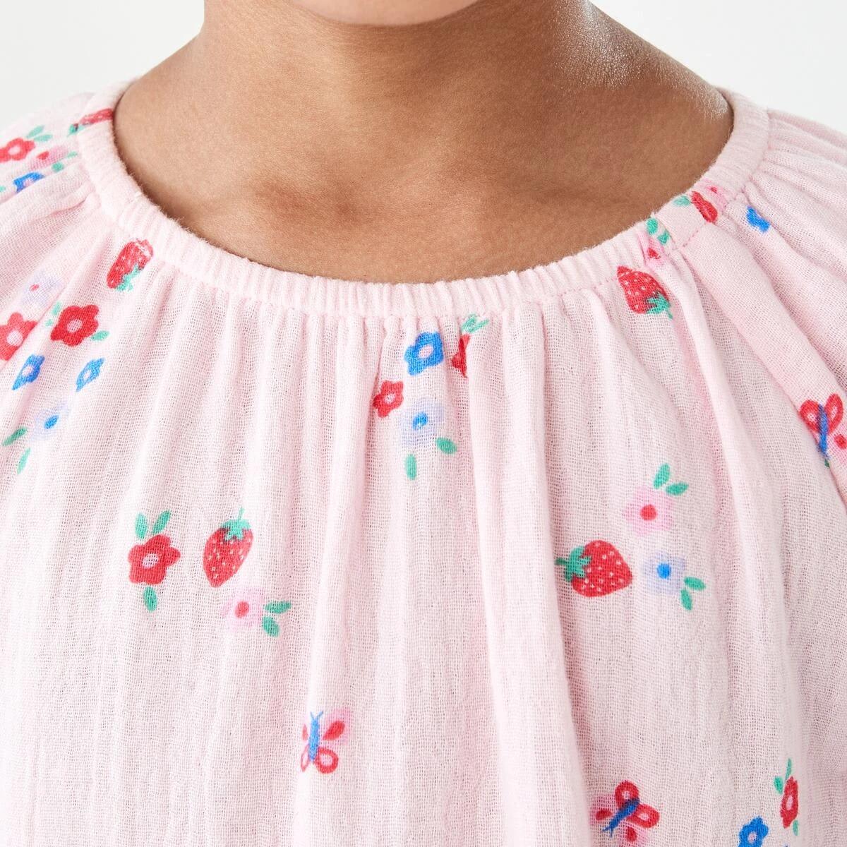 4 Long Sleeve Woven Dress Ditsy, 4 of 9