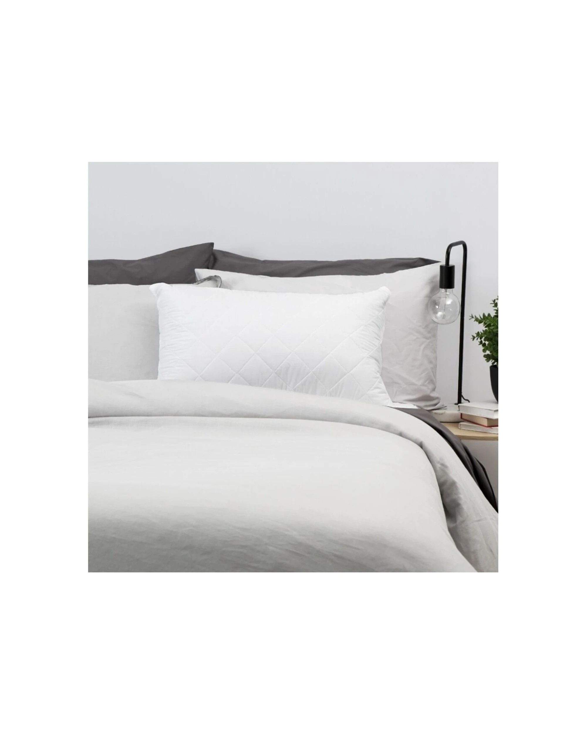 4 Tontine Classic Comfort Cool Dry Pillow Protector Climate Control Standard 4PK - White, 4 of 4