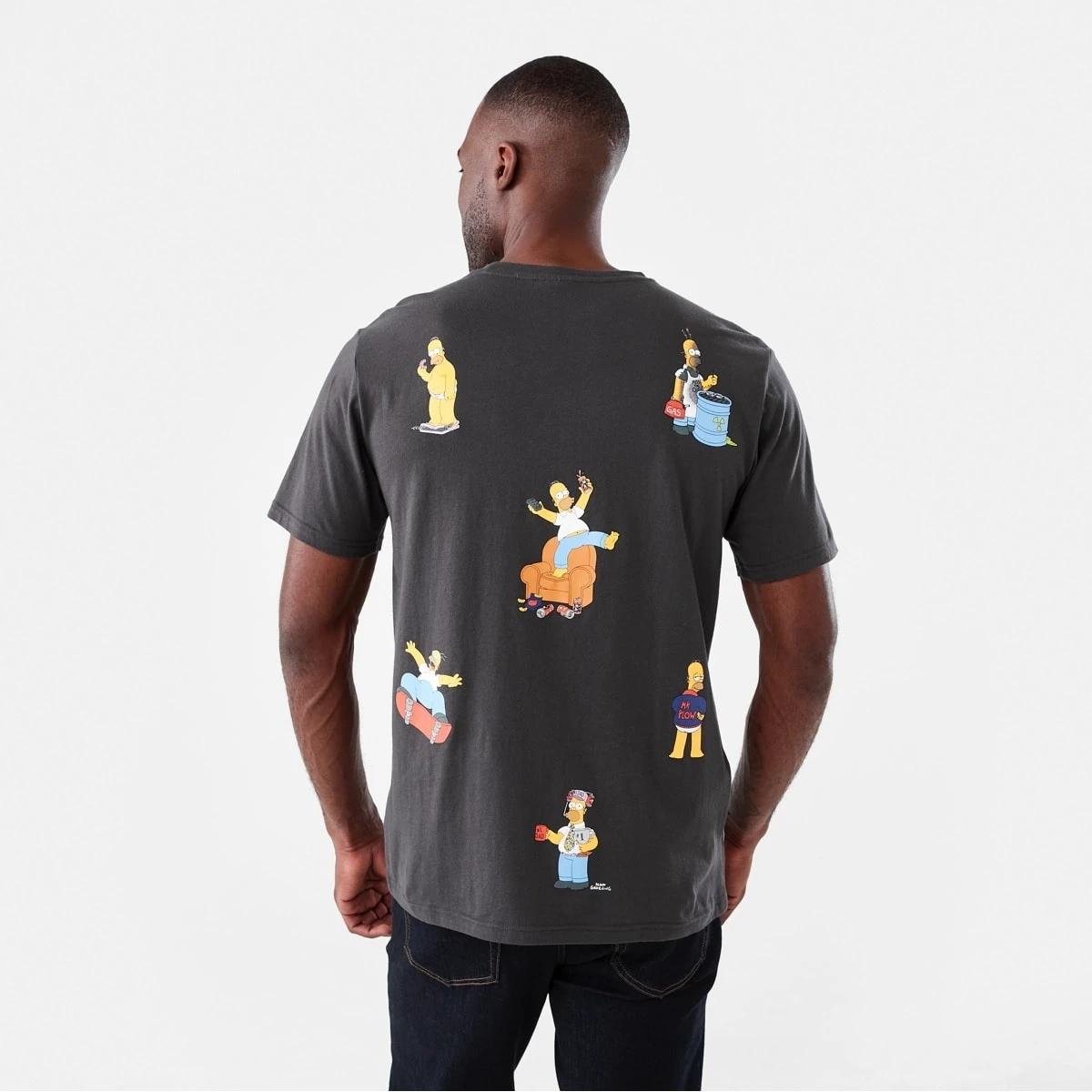 3 Simpsons License T-shirt OYSTER BLACK, 3 of 7