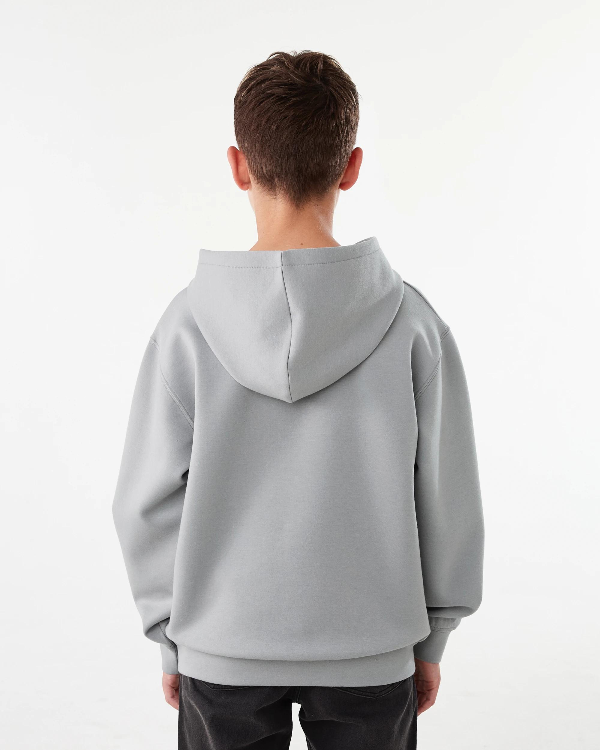 2 Active Kids Print Hoodie Gry Active, 2 of 7