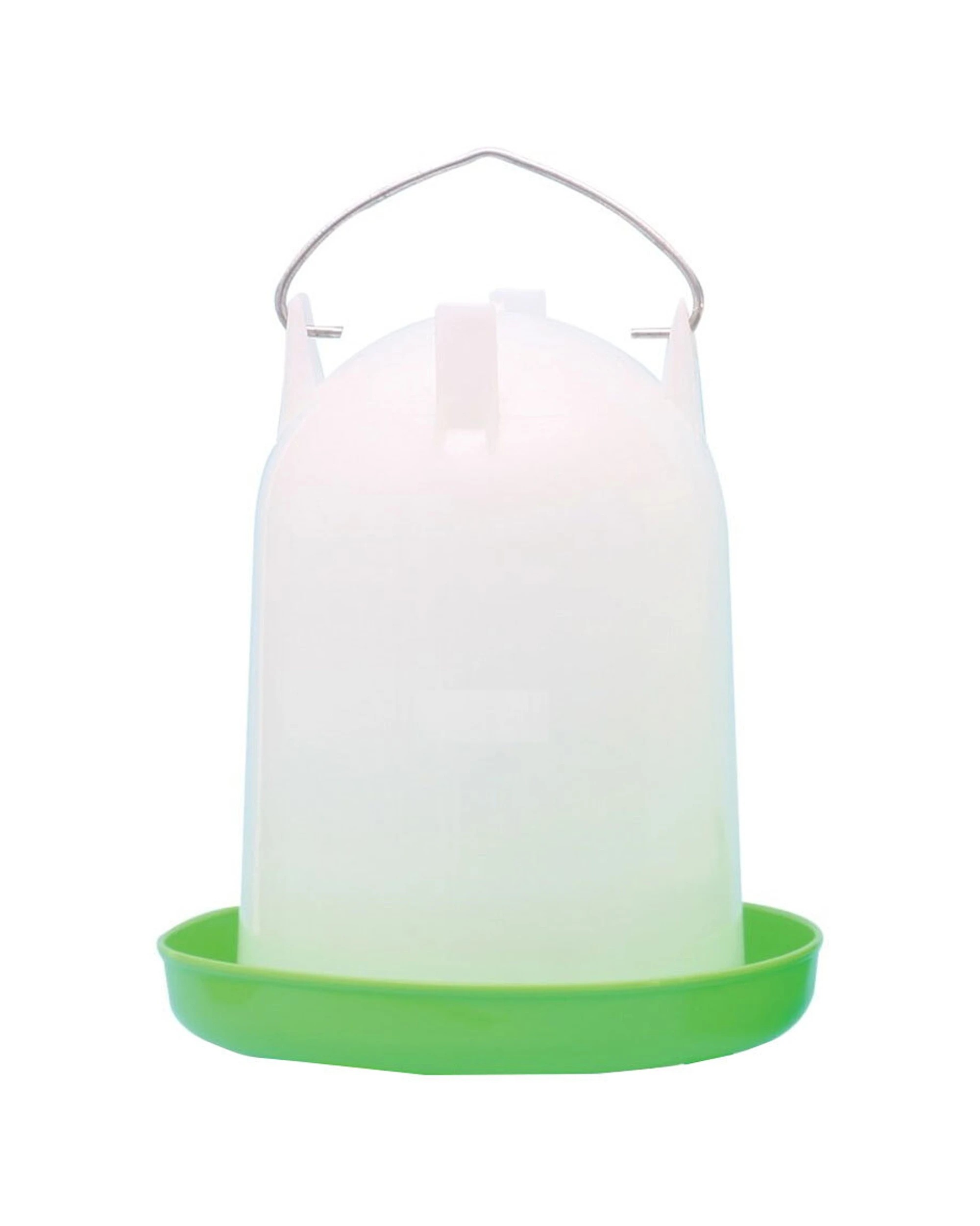 1 Showmaster 2pc Poultry Bird Drinker Straight Plastic 4L - Green, 1 of 1