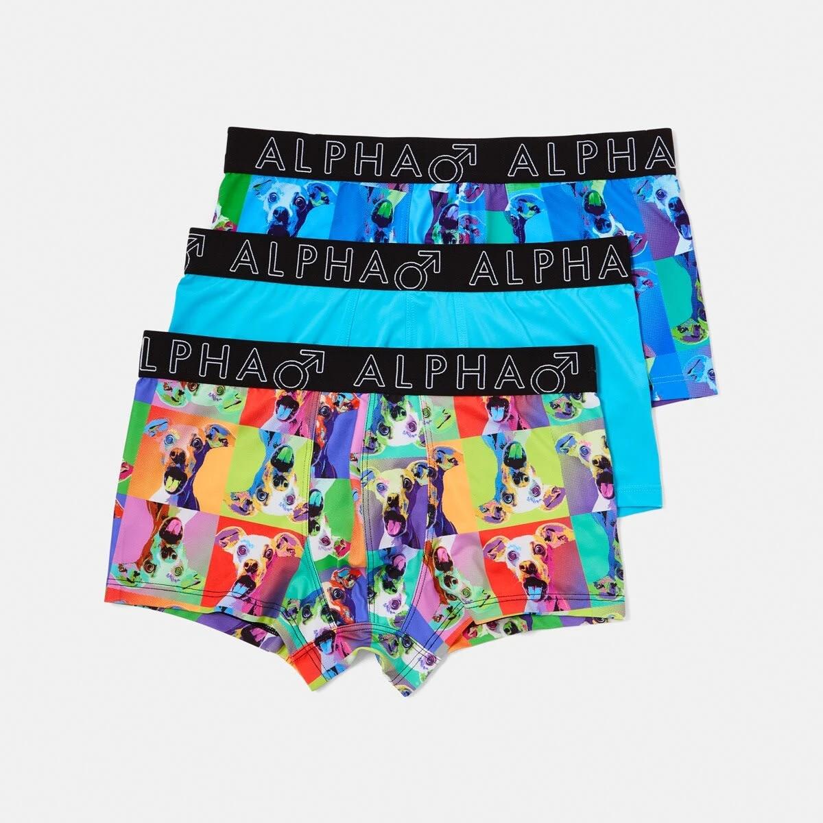 1 3 Pack Microfibre Trunks POP ART, 1 of 8