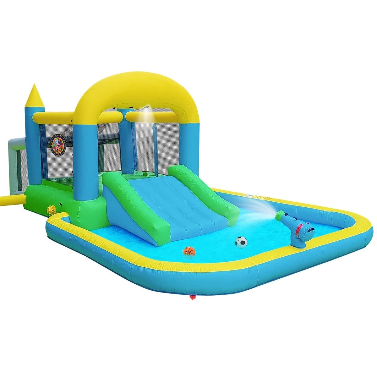 1 Kidbot Inflatable Water Park World Jumping Castle Trampoline, 1 of 6