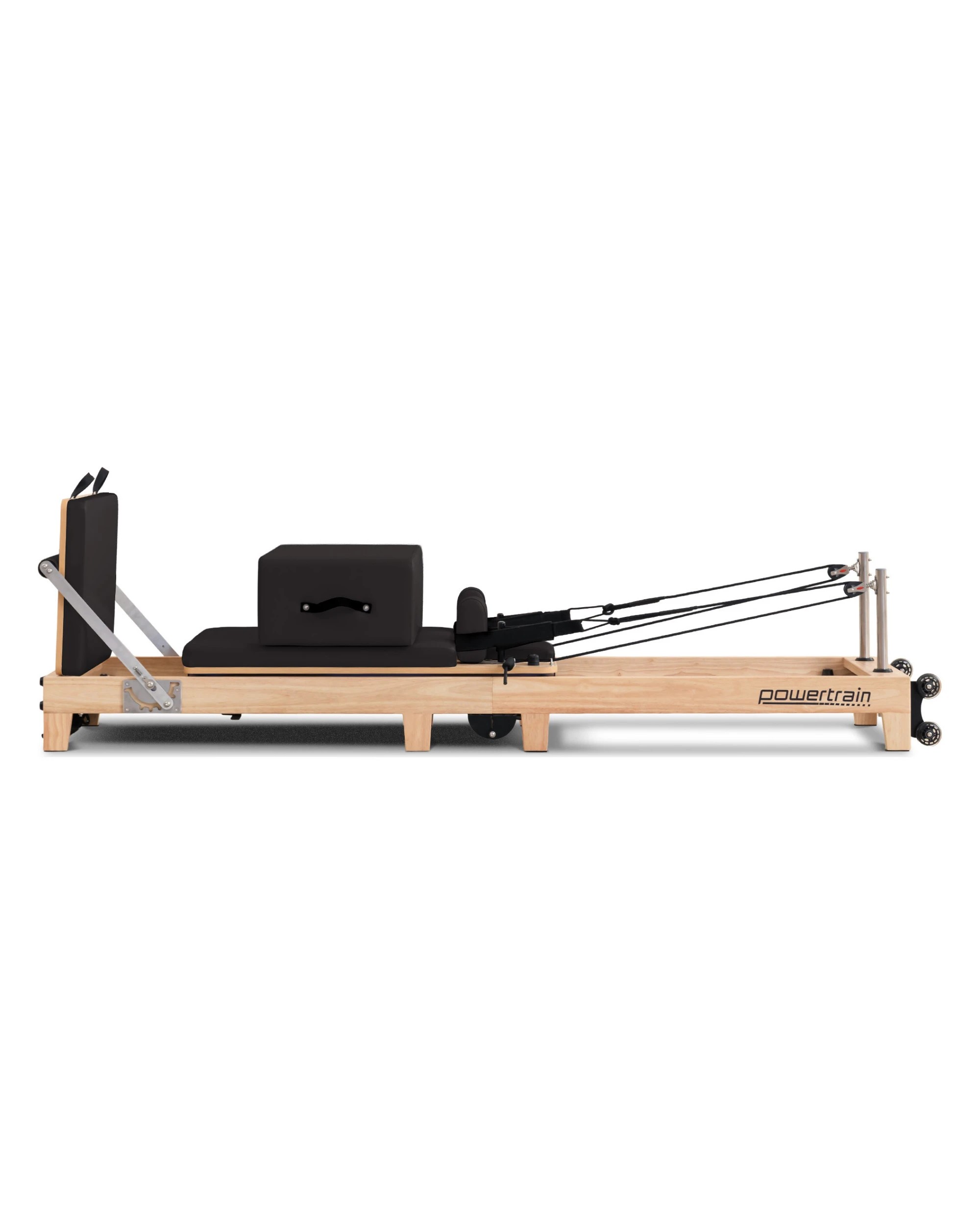 7 Powertrain Selina Pilates Reformer Machine Wooden Folding Multifunctional Home Gym, 7 of 9