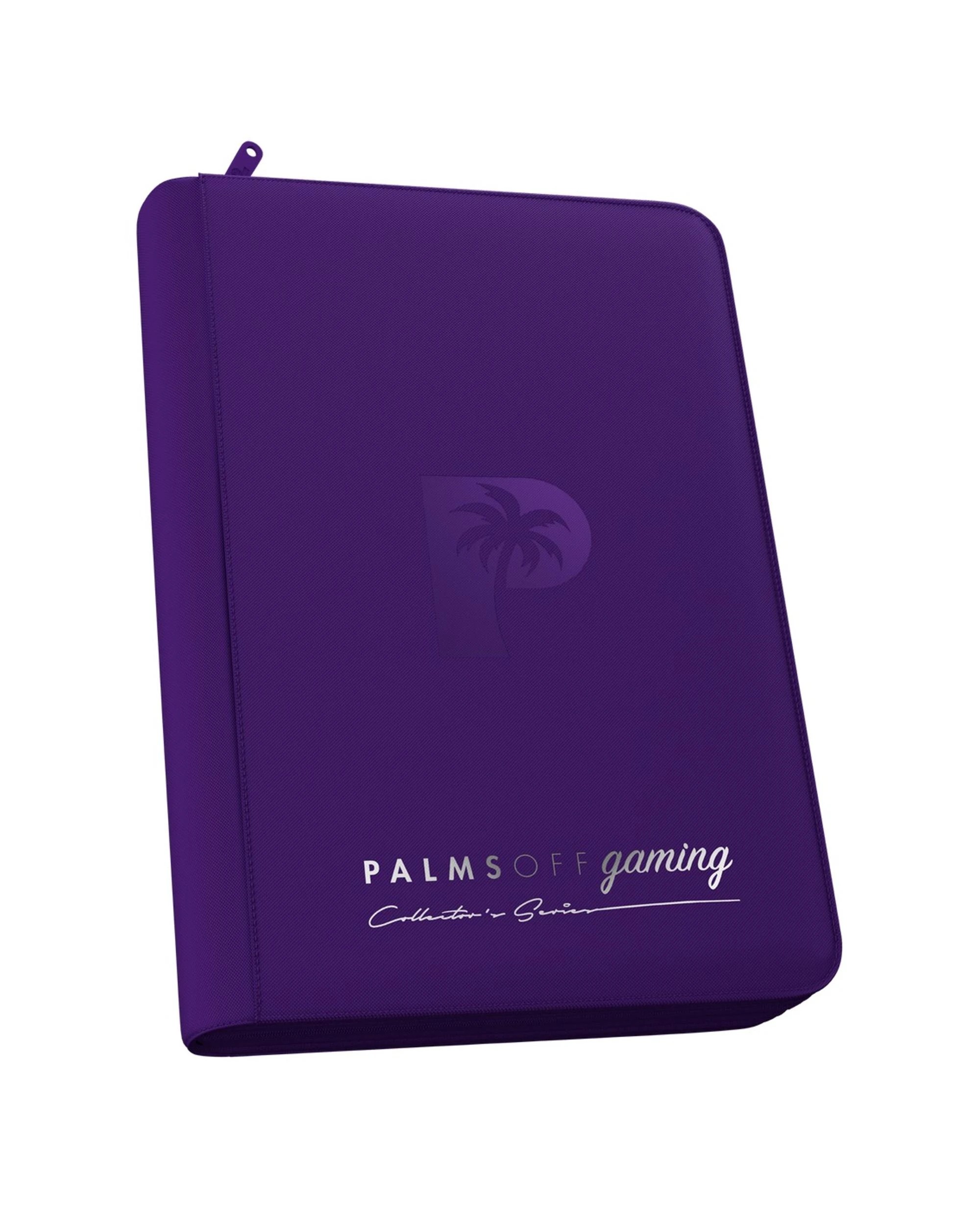 1 Palms Off Gaming Collector's Series 4 Pocket Zip Binder - Purple, 1 of 8
