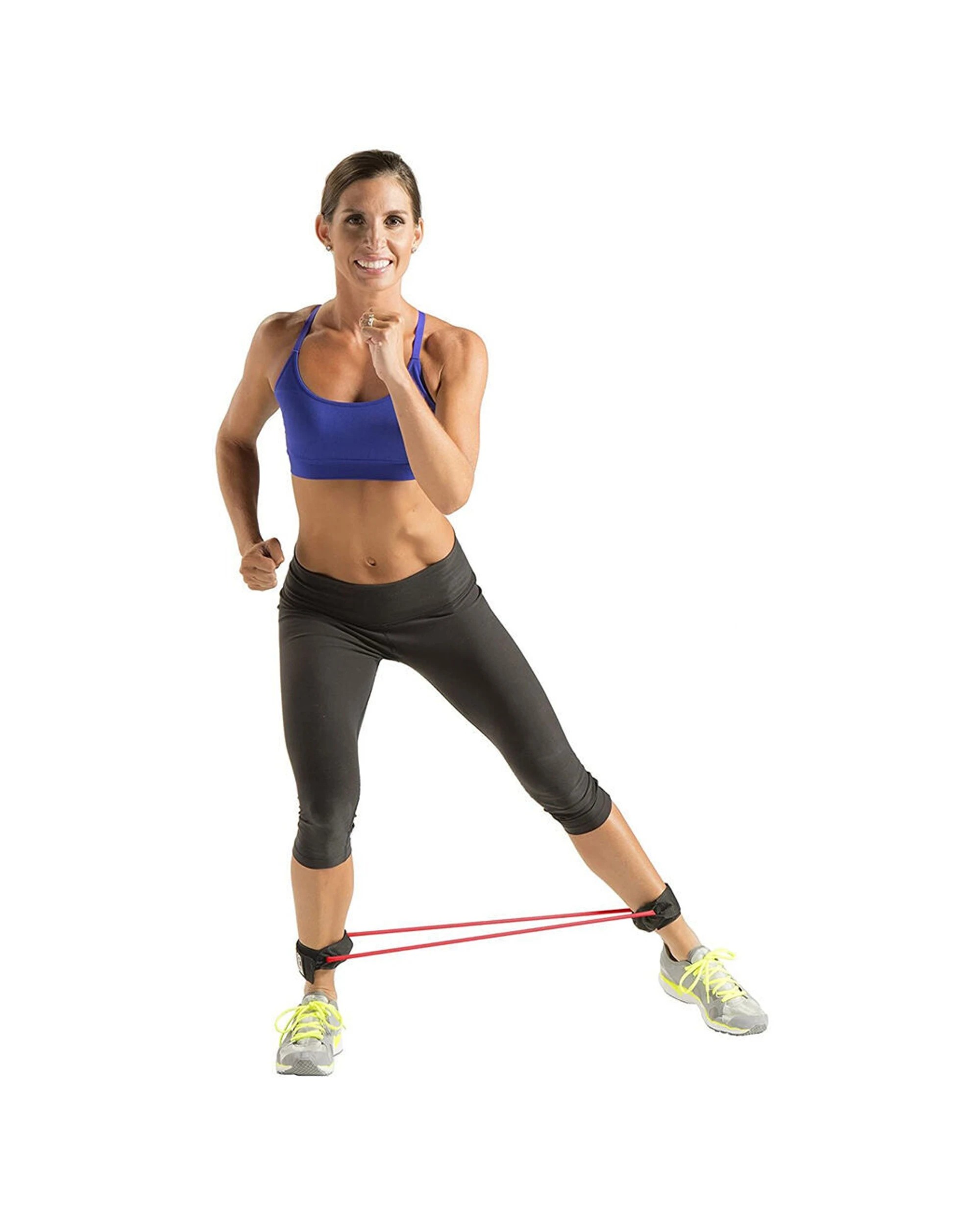 4 GoFit Resist-a-Cuffs Light To Medium Resistance 3 Pack Lower Body Workout - Green, 4 of 6