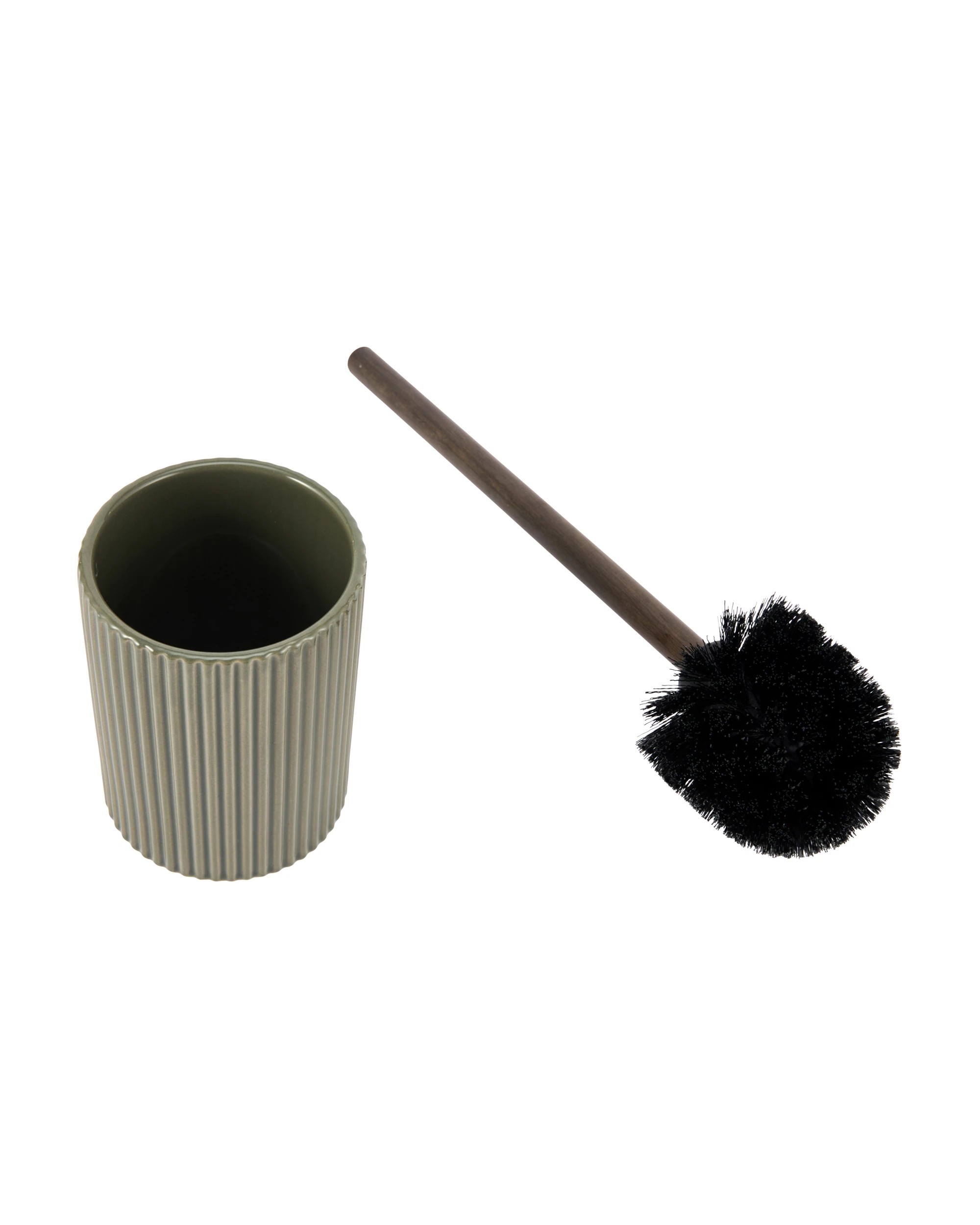 3 Green Glaze Toilet Brush, 3 of 7