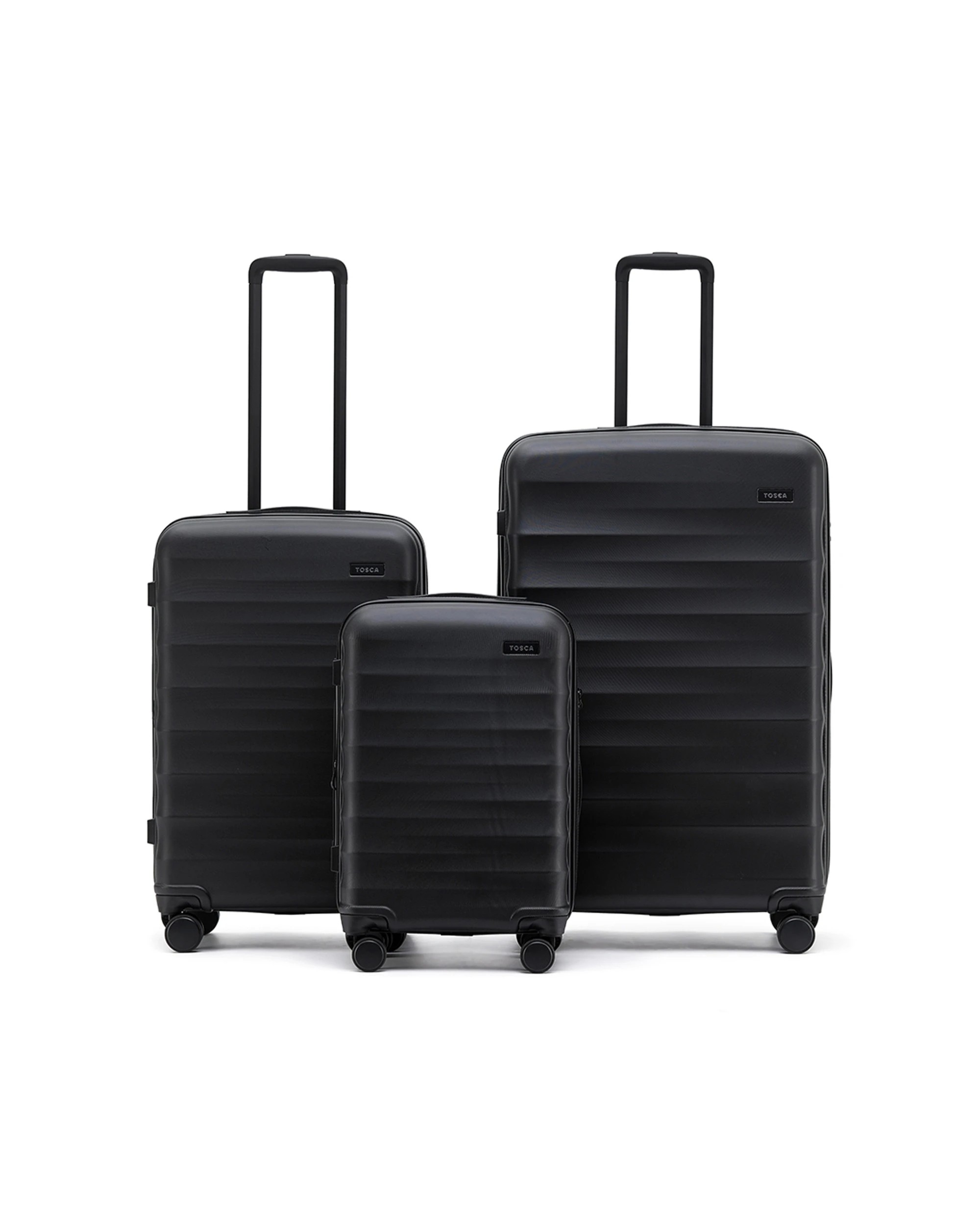 2 Tosca 3Pc Interstellar 2.0 Trolley Travel Suitcase Luggage Set - Black, 2 of 7