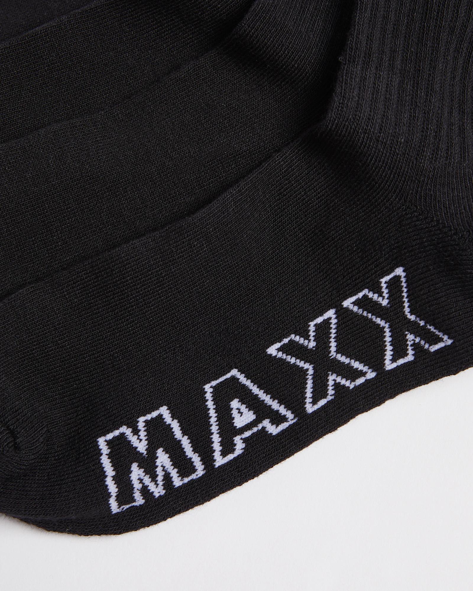2 Kids Maxx Sport Crew Socks 4 Pack BLACK, 2 of 3