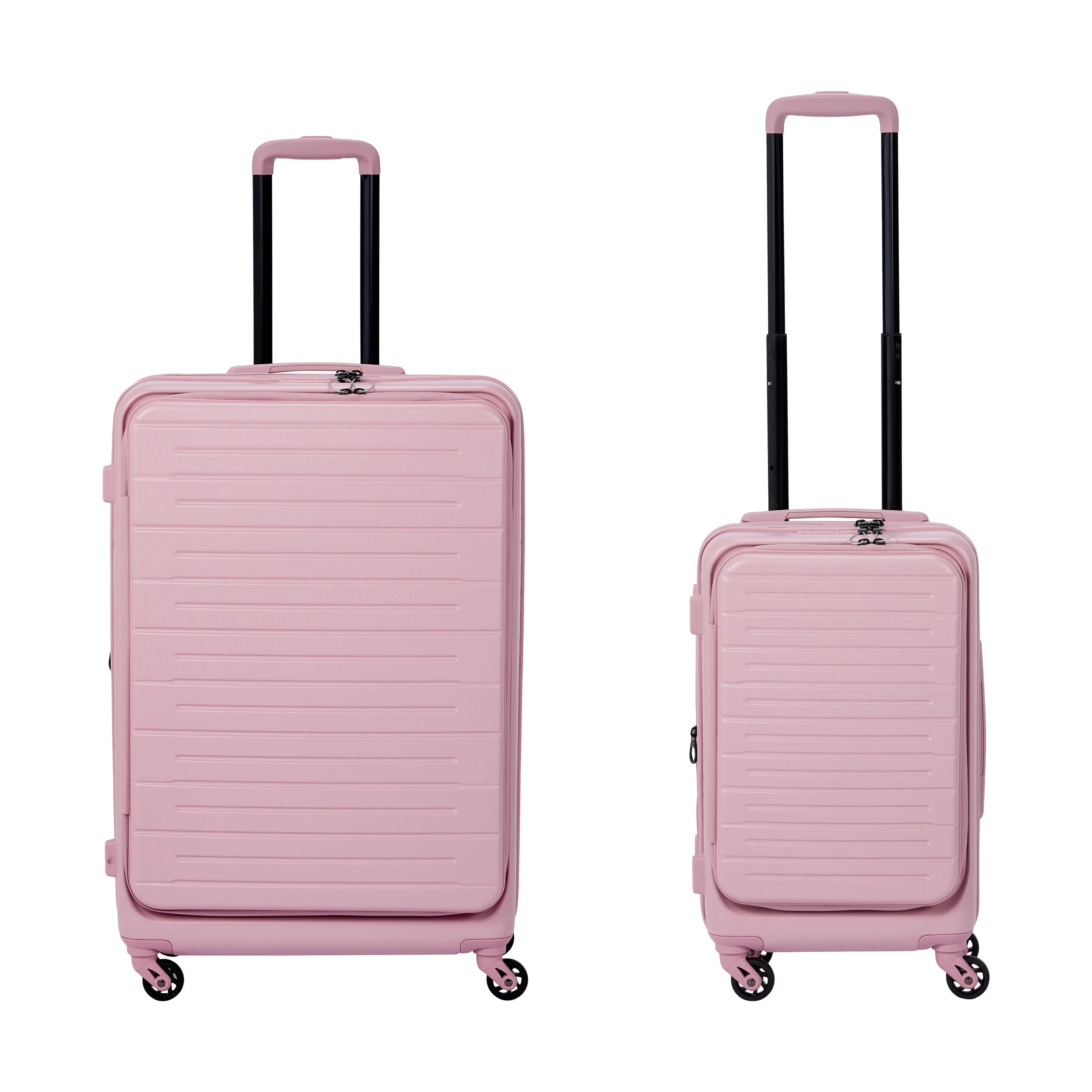 5 2 Piece 2 Way Open Hard Case Set - Pink, 5 of 9