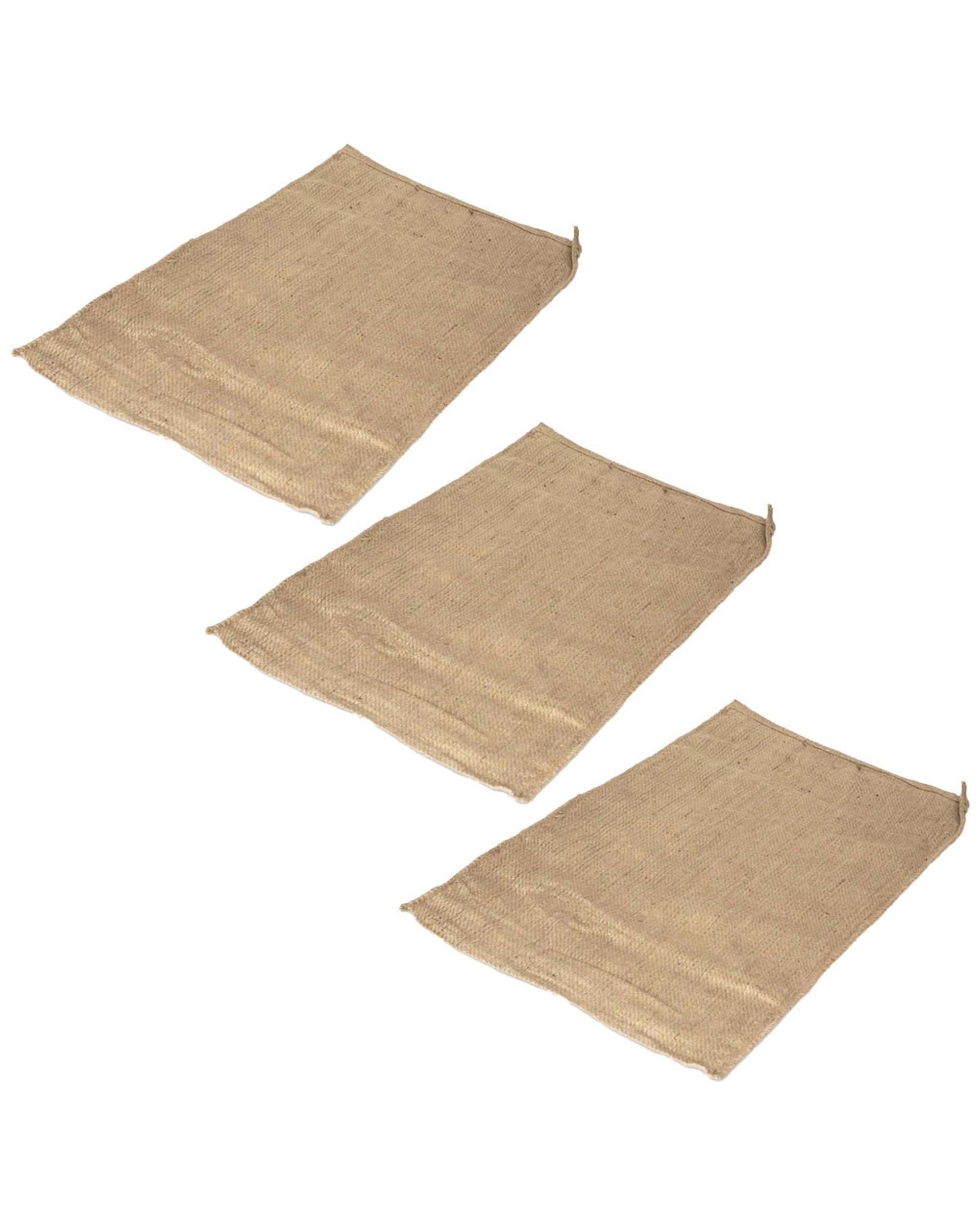 1 Superior Pet Essentials 3PK Superior Pet Original Hessian Bag Medium Jute - Plain, 1 of 3