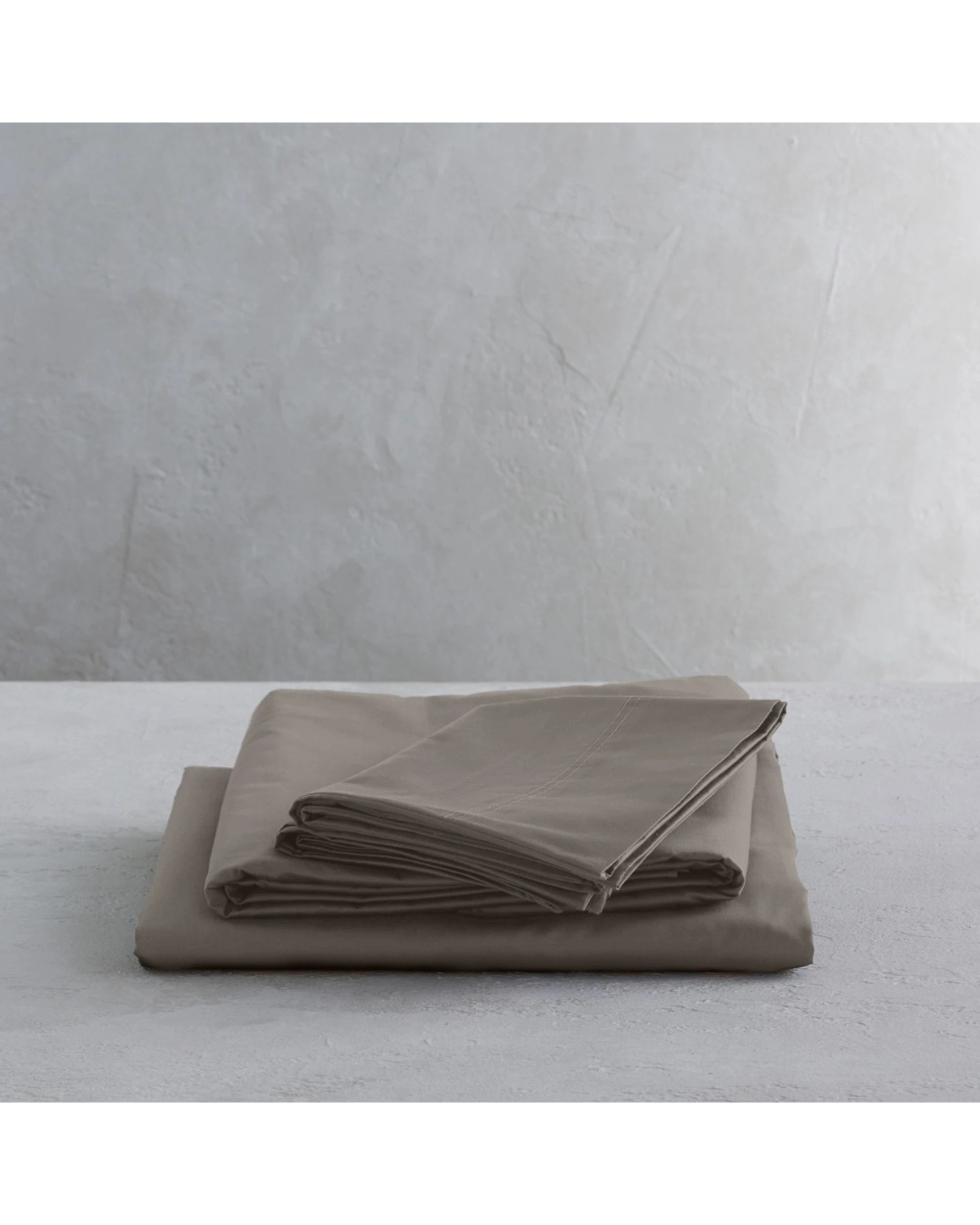 3 Bedding co Sheet Set 1200TC Egyptian Cotton Simply Taupe - King Single Bed - Beige, 3 of 5
