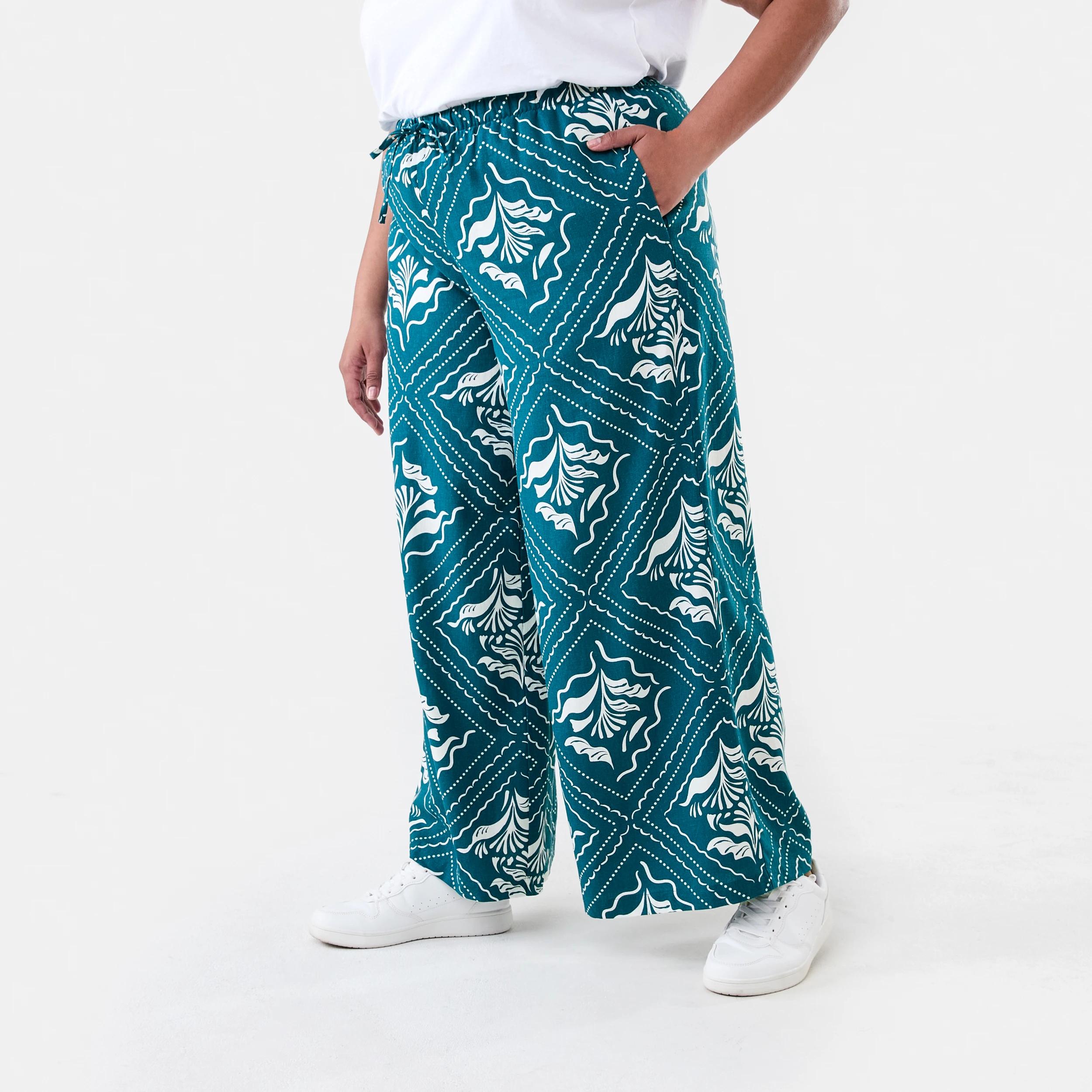 2 Curve Resort Pants Palm Tile, 2 of 5