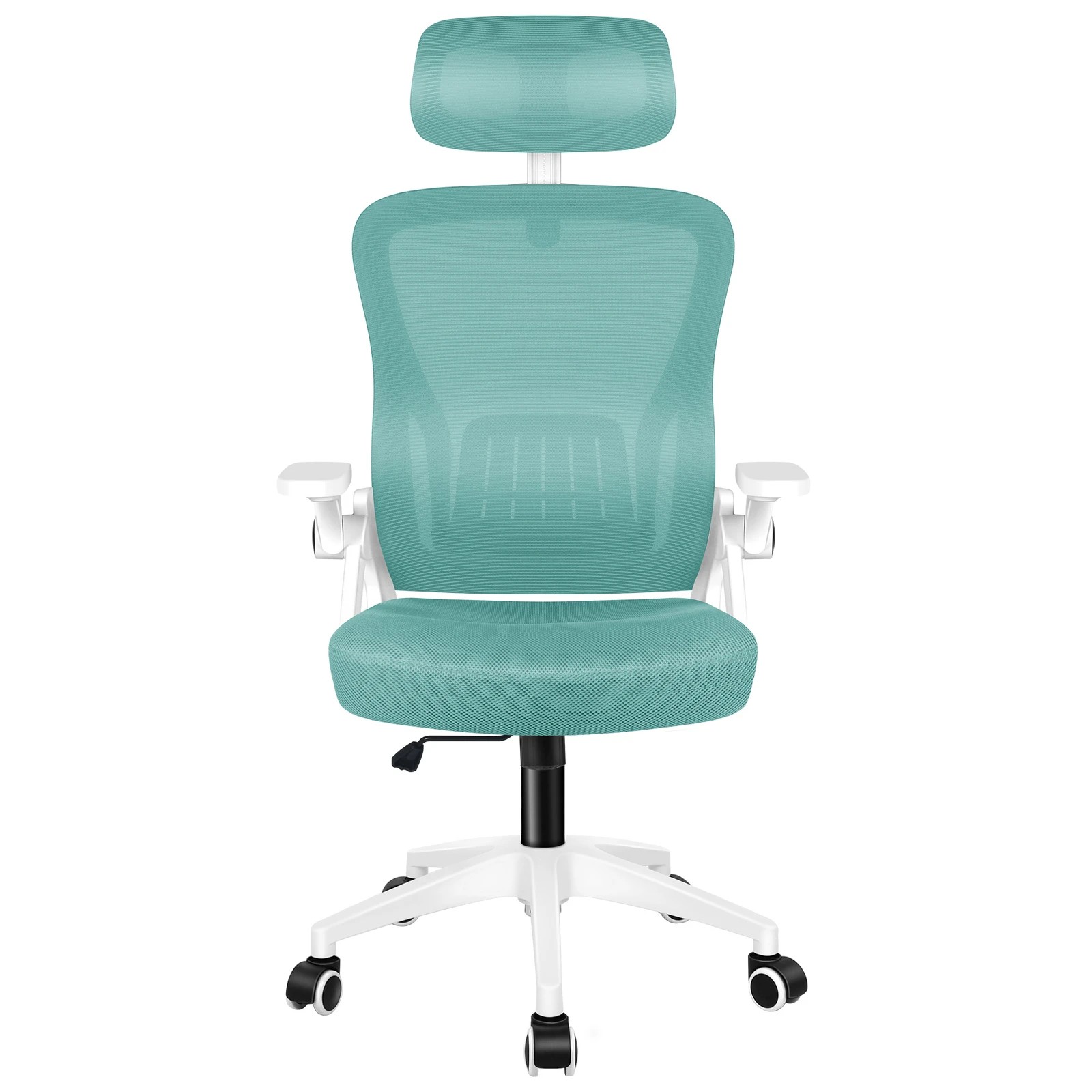 3 Alfordson Mesh Office Chair Executive Fabric Seat Tilt Gaming Racing Computer - Green, 3 of 10