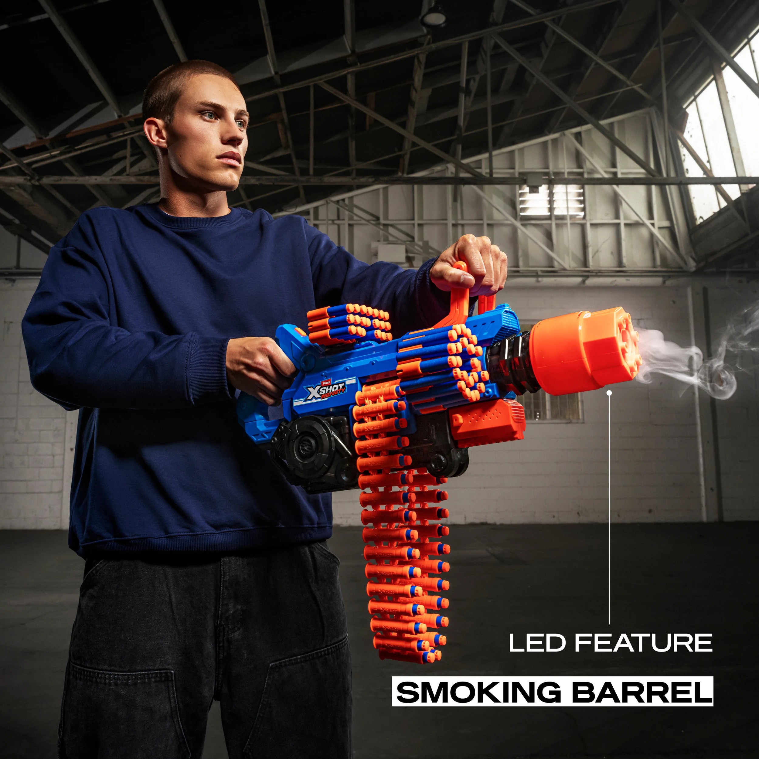 3 Zuru X-Shot Insanity Smoking Barrel Blaster, 3 of 8
