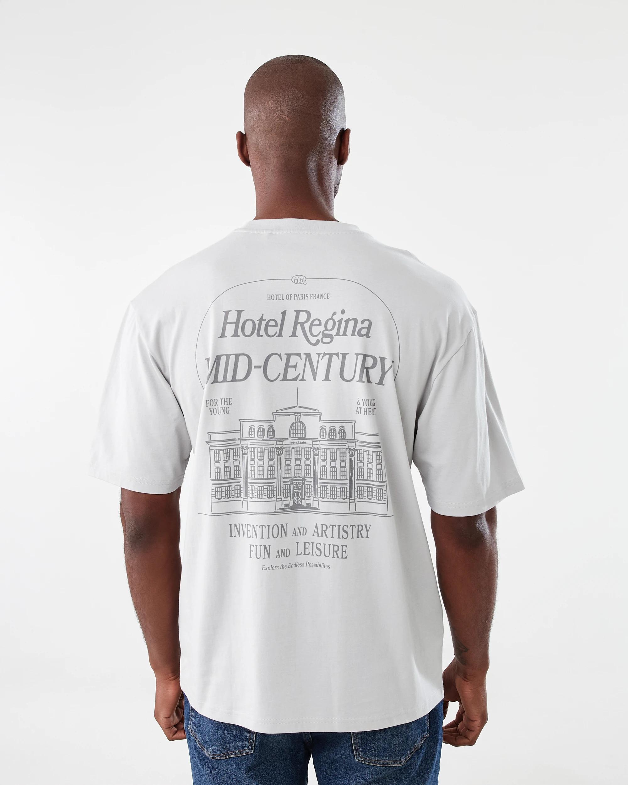 3 Oversized Print T-shirt Gry Hotl, 3 of 7