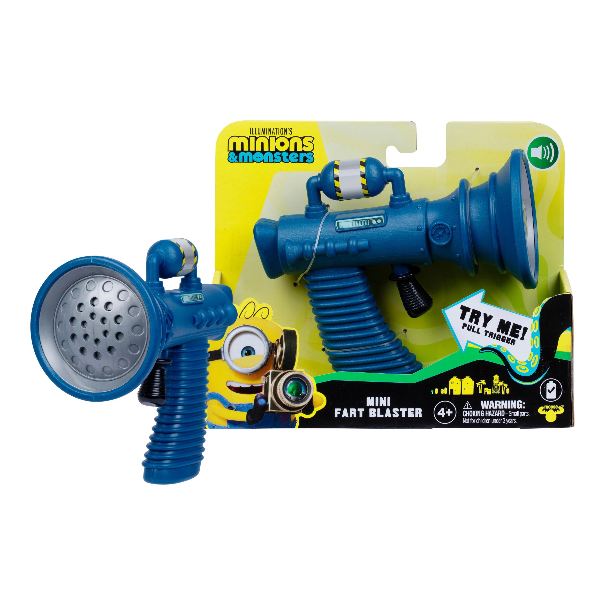 1 Illumination's Minions & Monsters Mini Fart Blaster, 1 of 7