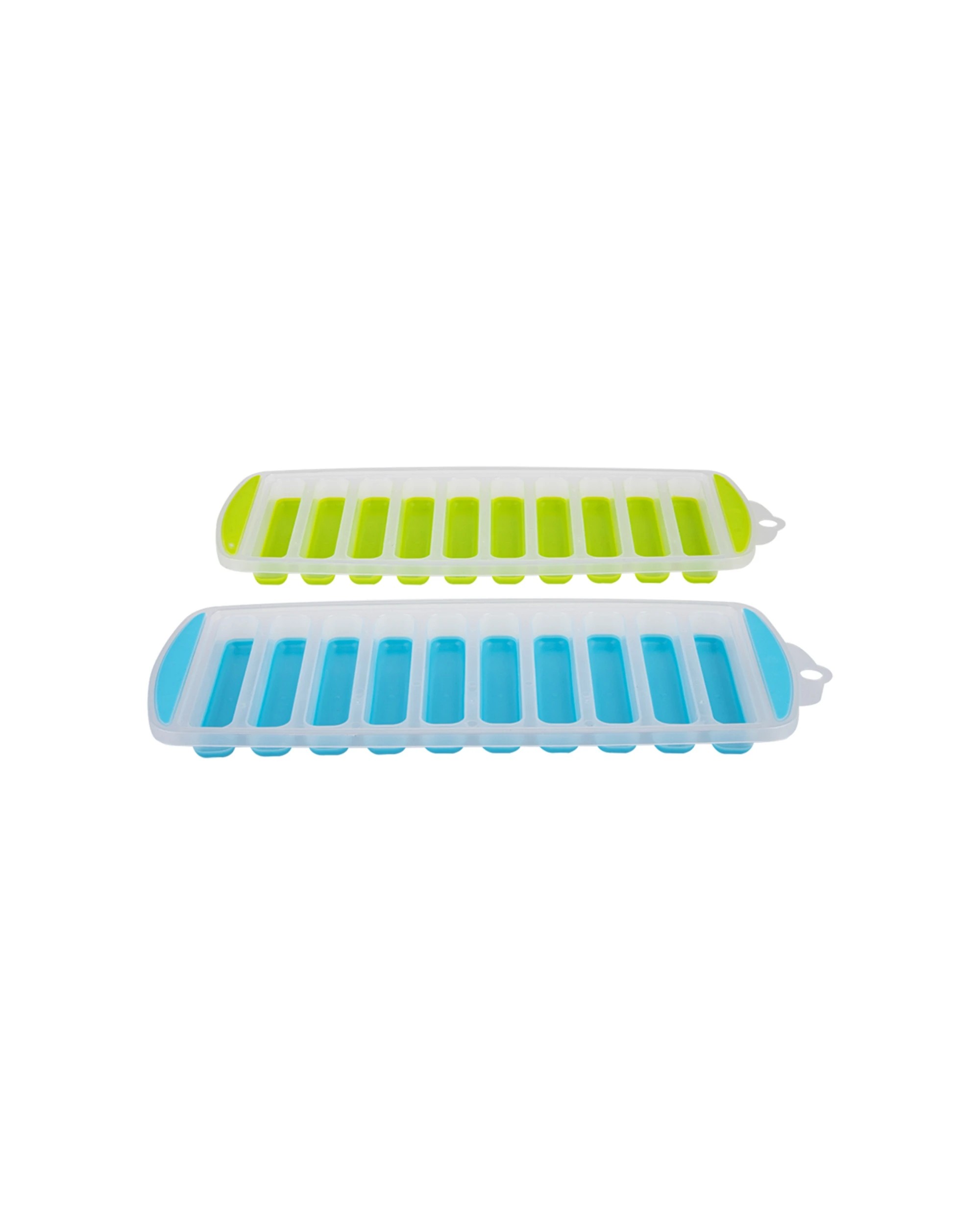 4 Appetito 2pc Easy Release 10 Cube Stick Ice Tray Set Easy Release Base - Multi, 4 of 4