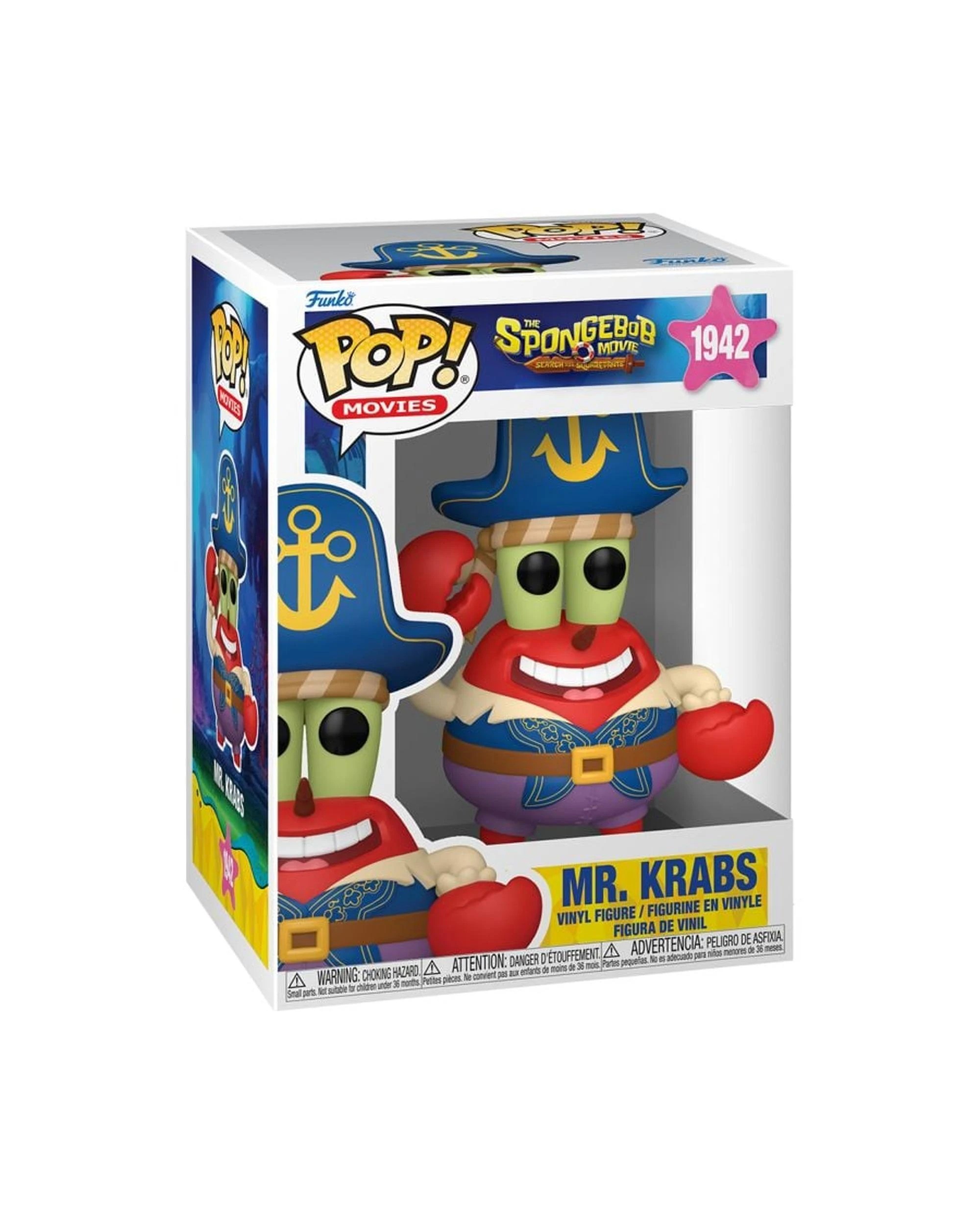 3 The SpongeBob Movie: Search for SquarePants Mr. Krabs Funko POP! Vinyl, 3 of 3