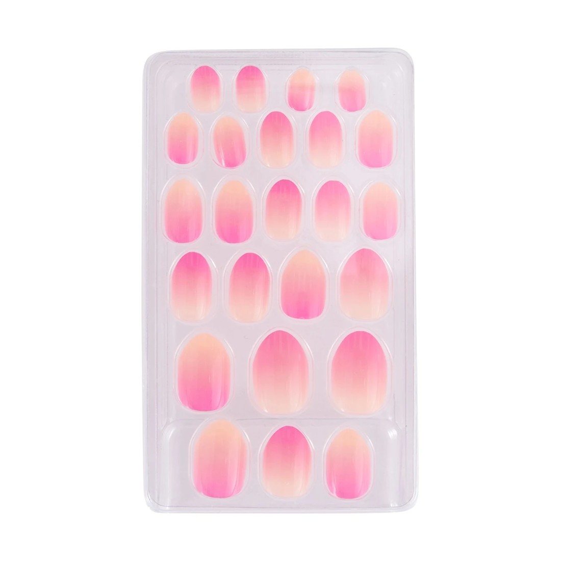 3 OXX Junior 24 Pack Pre-Glued Stick-On Nails - Sunrise Ombre, 3 of 5