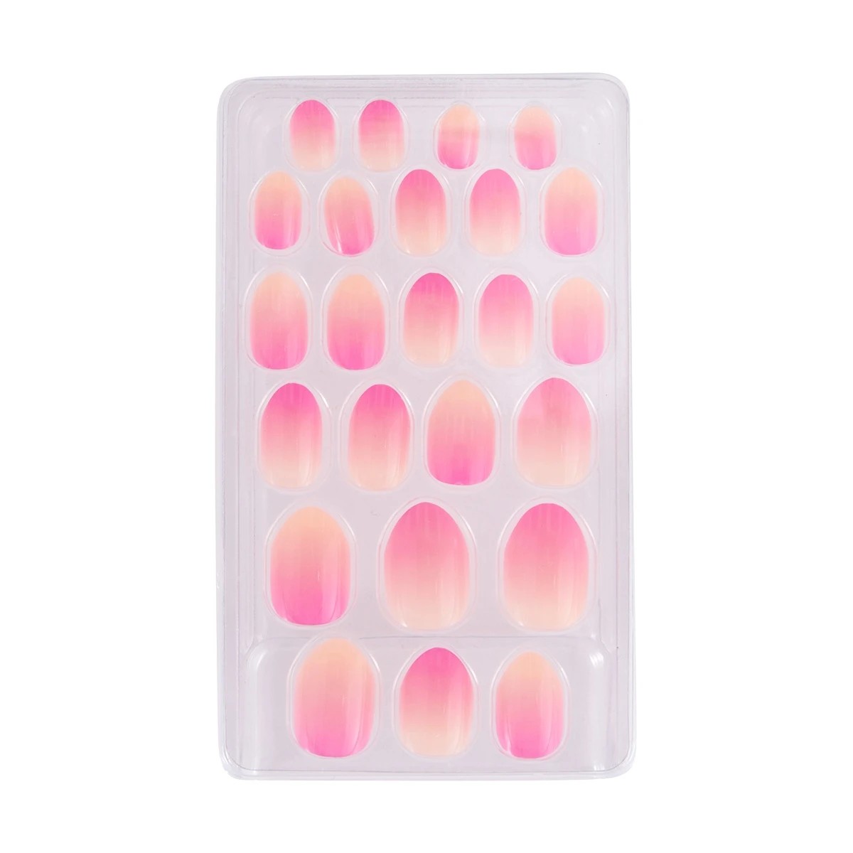 3 OXX Junior 24 Pack Pre-Glued Stick-On Nails - Sunrise Ombre, 3 of 5