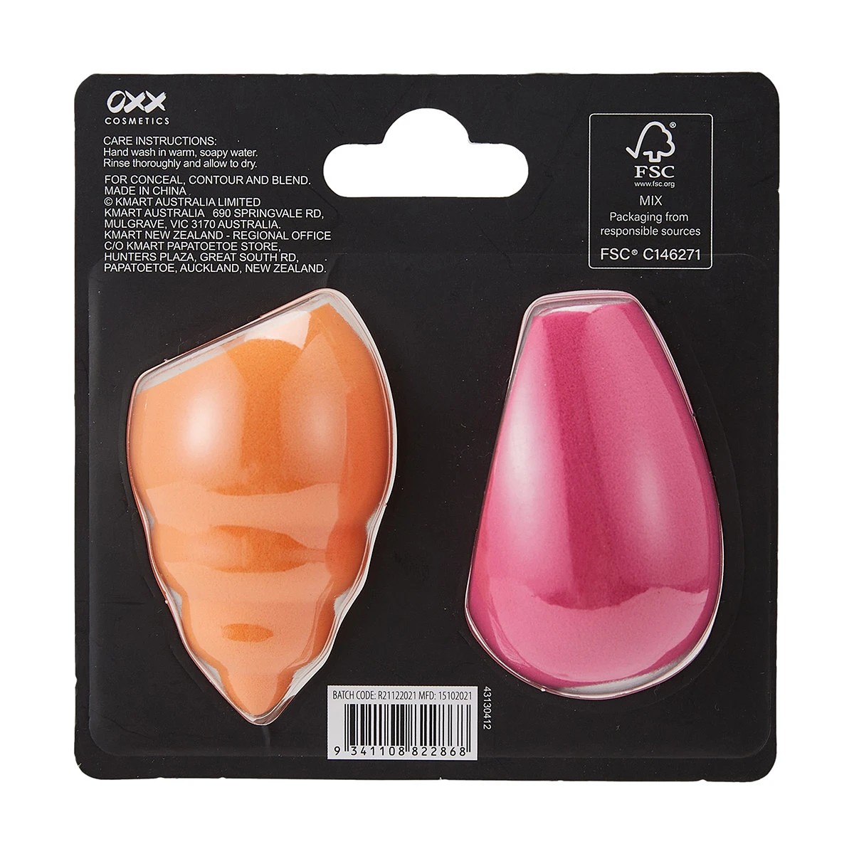 7 OXX Cosmetics 2 Pack Blender Sponge - Pink and Orange, 7 of 7