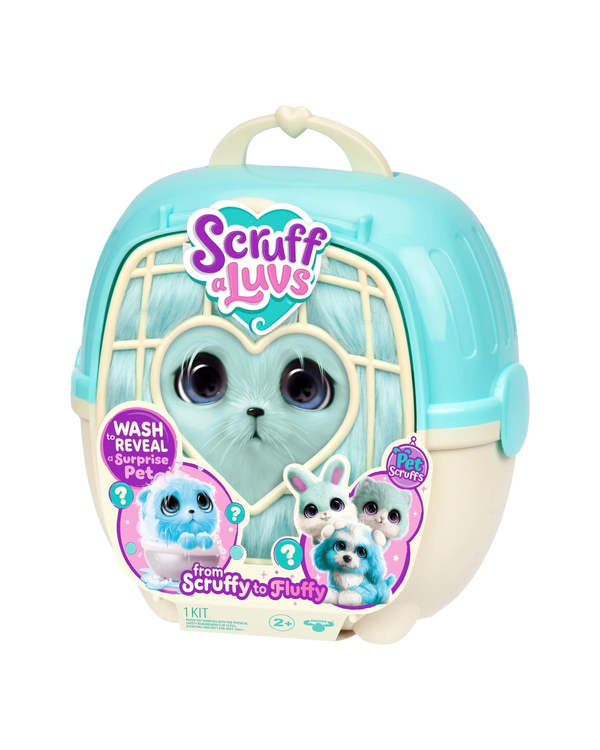 3 Little Live Pets Scruff-A-Luvs Series 1 Single Pack Blue, 3 of 10