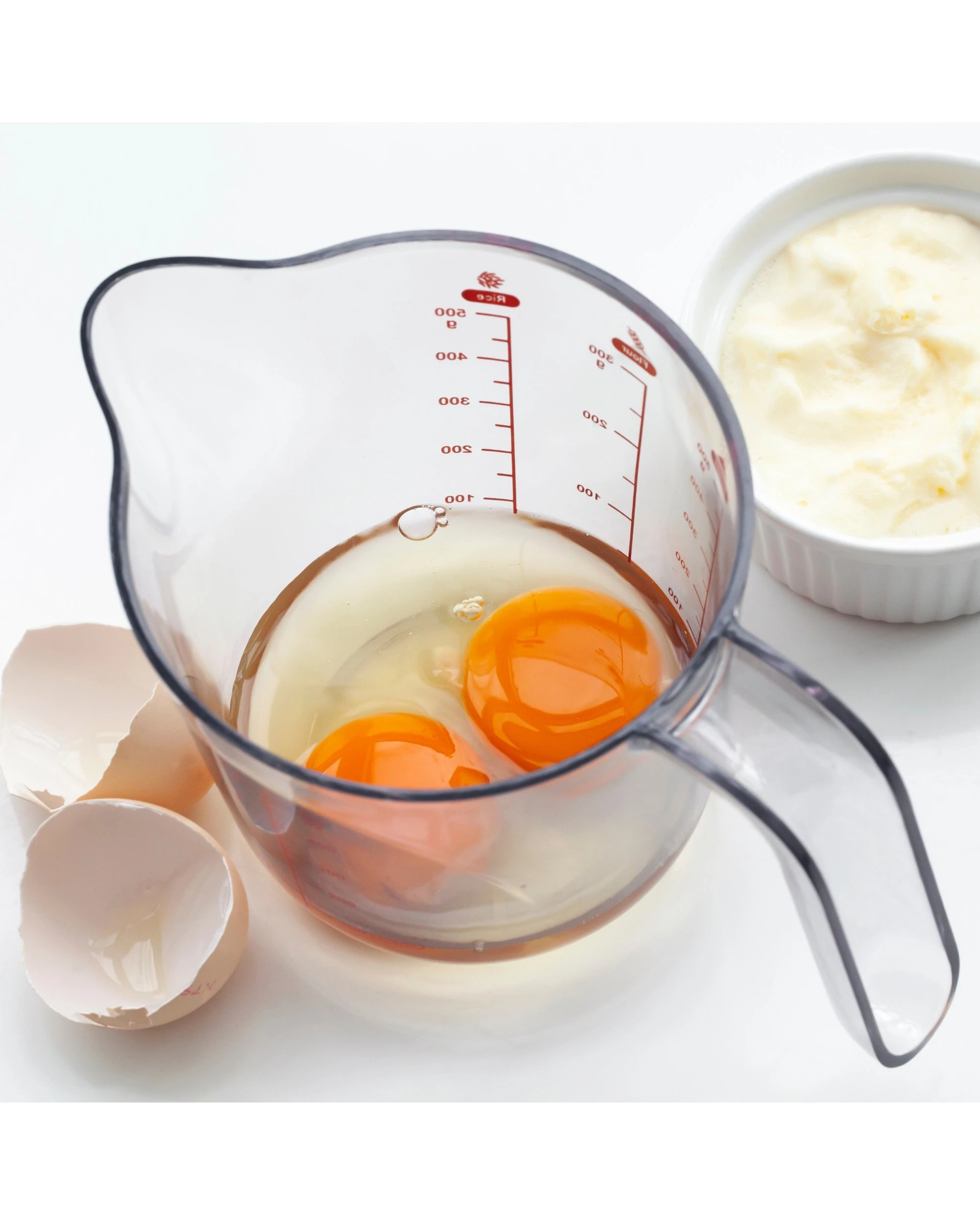 8 Gourmet Kitchen Modern Weight Conversion Measuring Cup AS 500ml/2 cups - Grey, 8 of 8